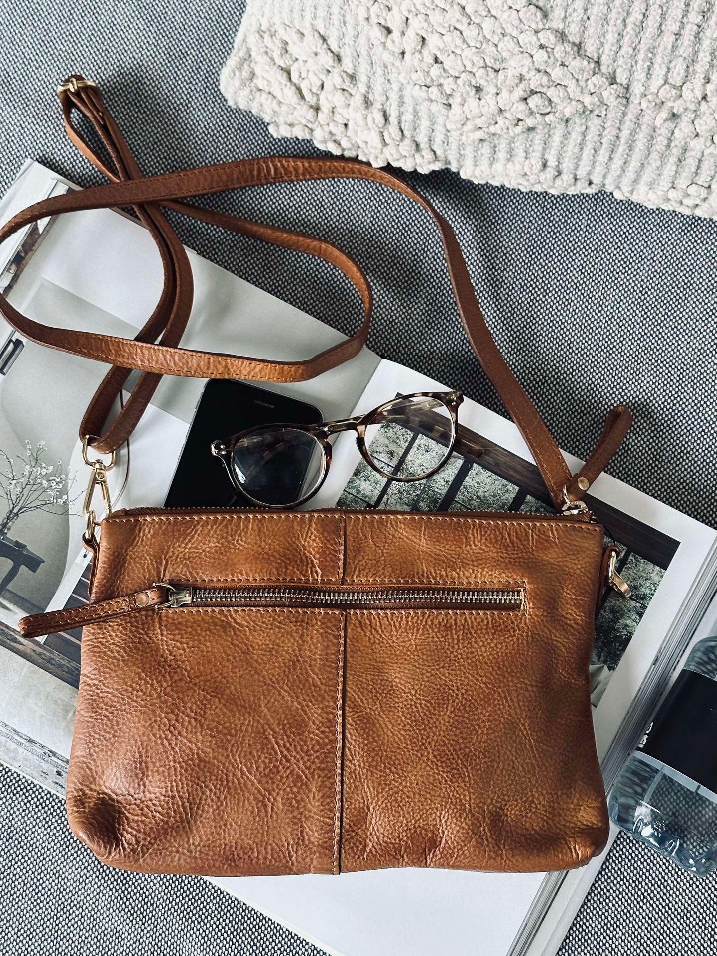 Clutch Gabby Cognac