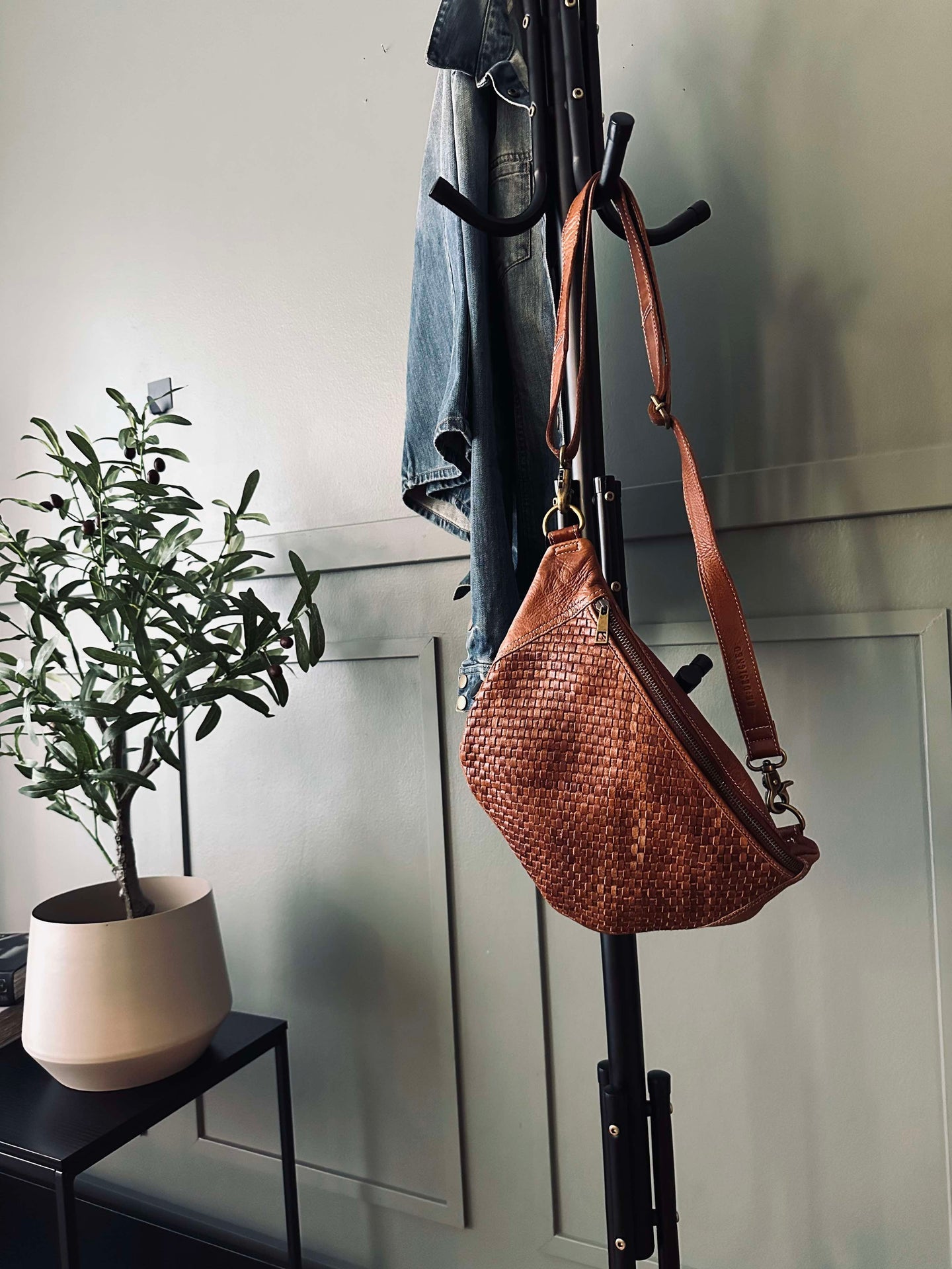 Bumbag DARIA Skinn - Valnøtt
