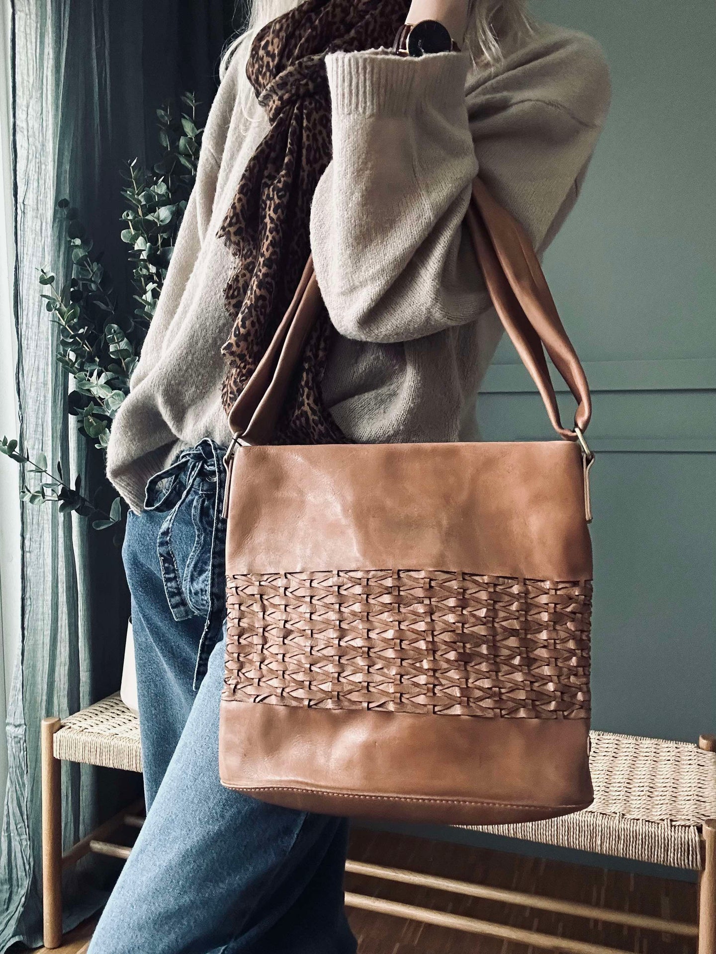 Shopper Lux Handmade - Camel