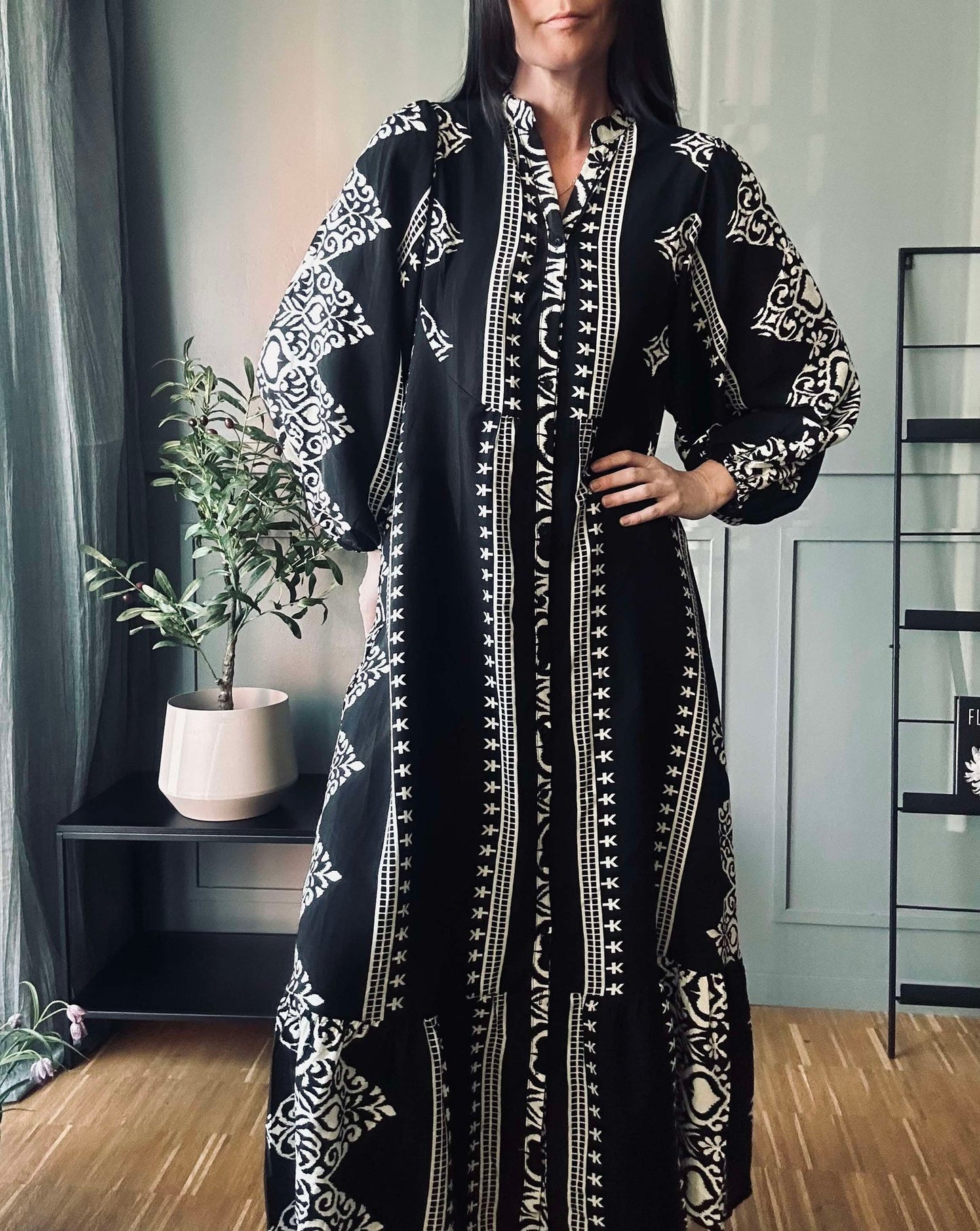 Kjole Black - Boheme cotton