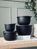 Oppbevaringsbokser Black – Sett med 4 stk.