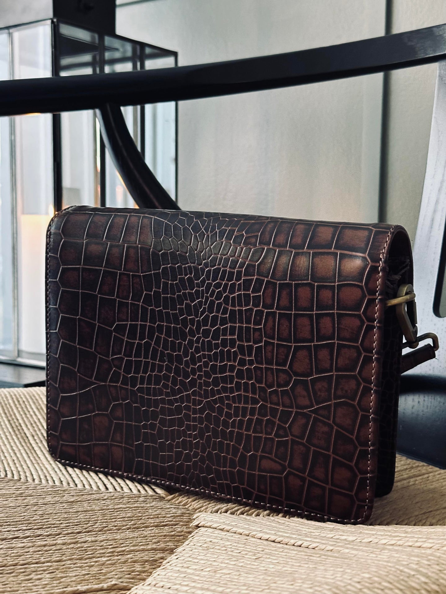 Crossover boxbag - Brown