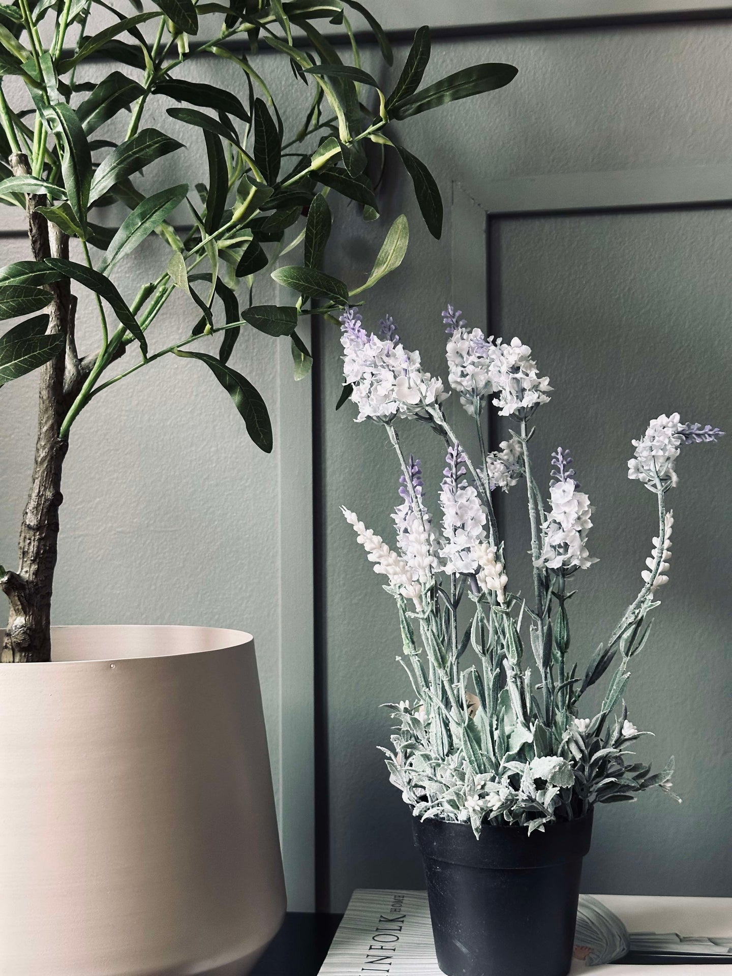 Lavendel 40 cm - Hvit