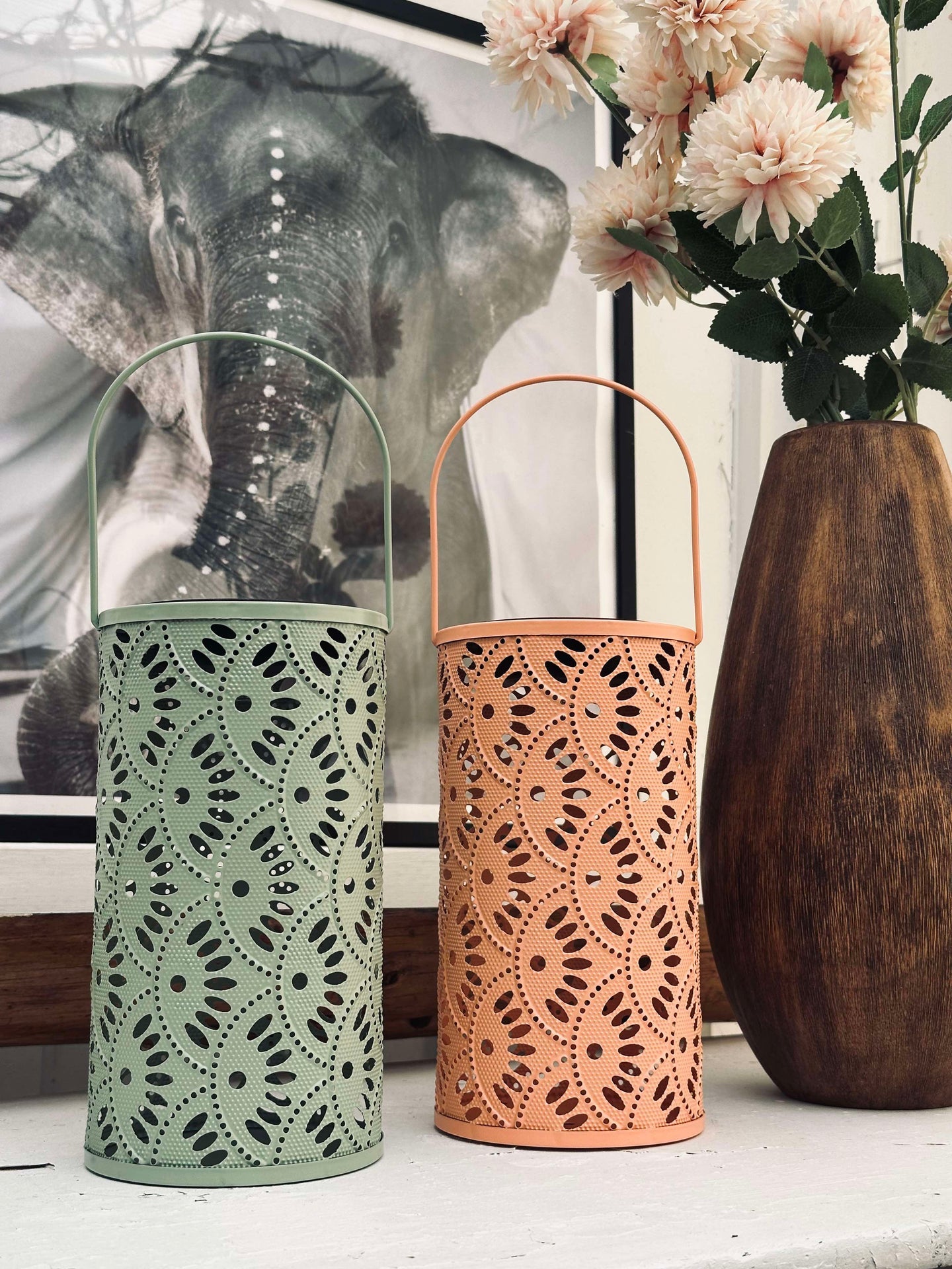 Lanterne DELI m. solceller – Coral