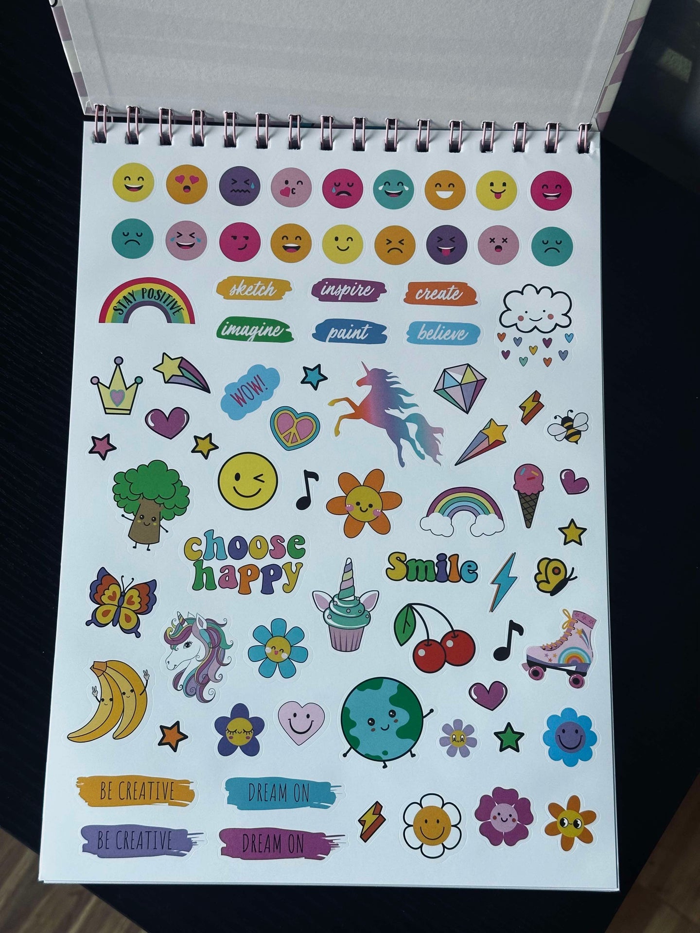 Tegneblokk m. Gelpens - Color mix