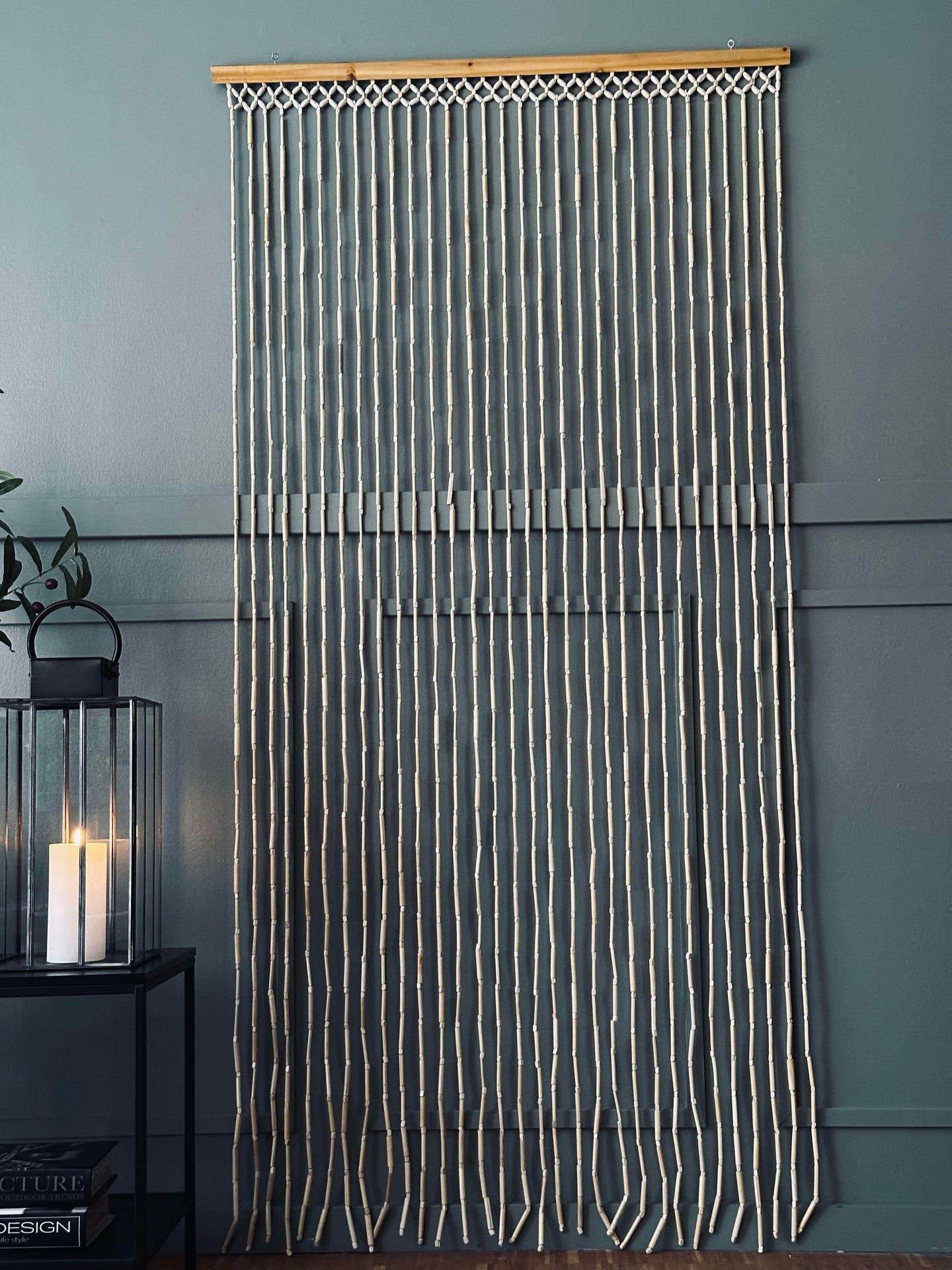 Forheng i Bambus Natur - 90x180cm