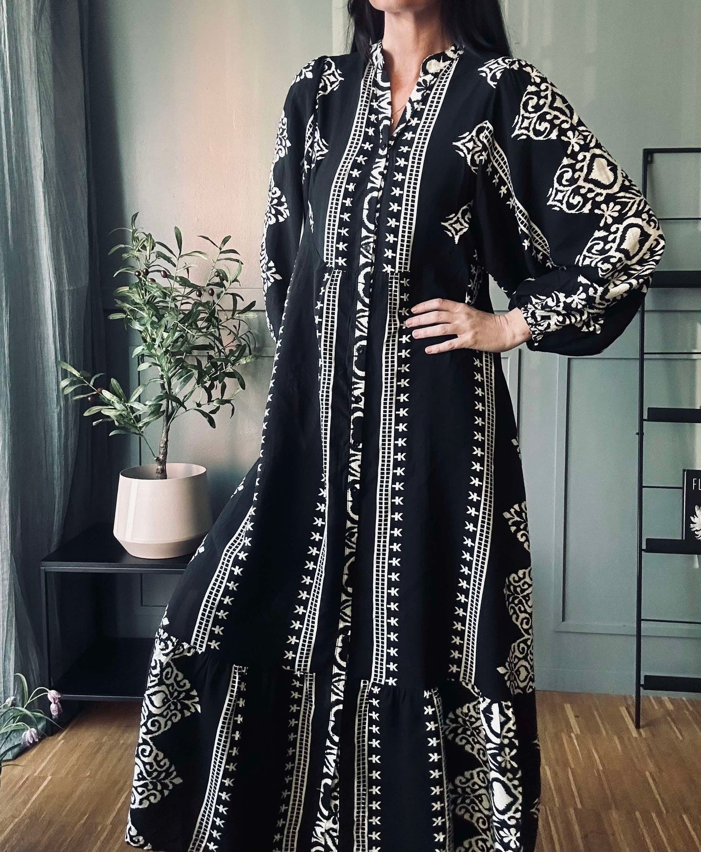 Kjole Black - Boheme cotton