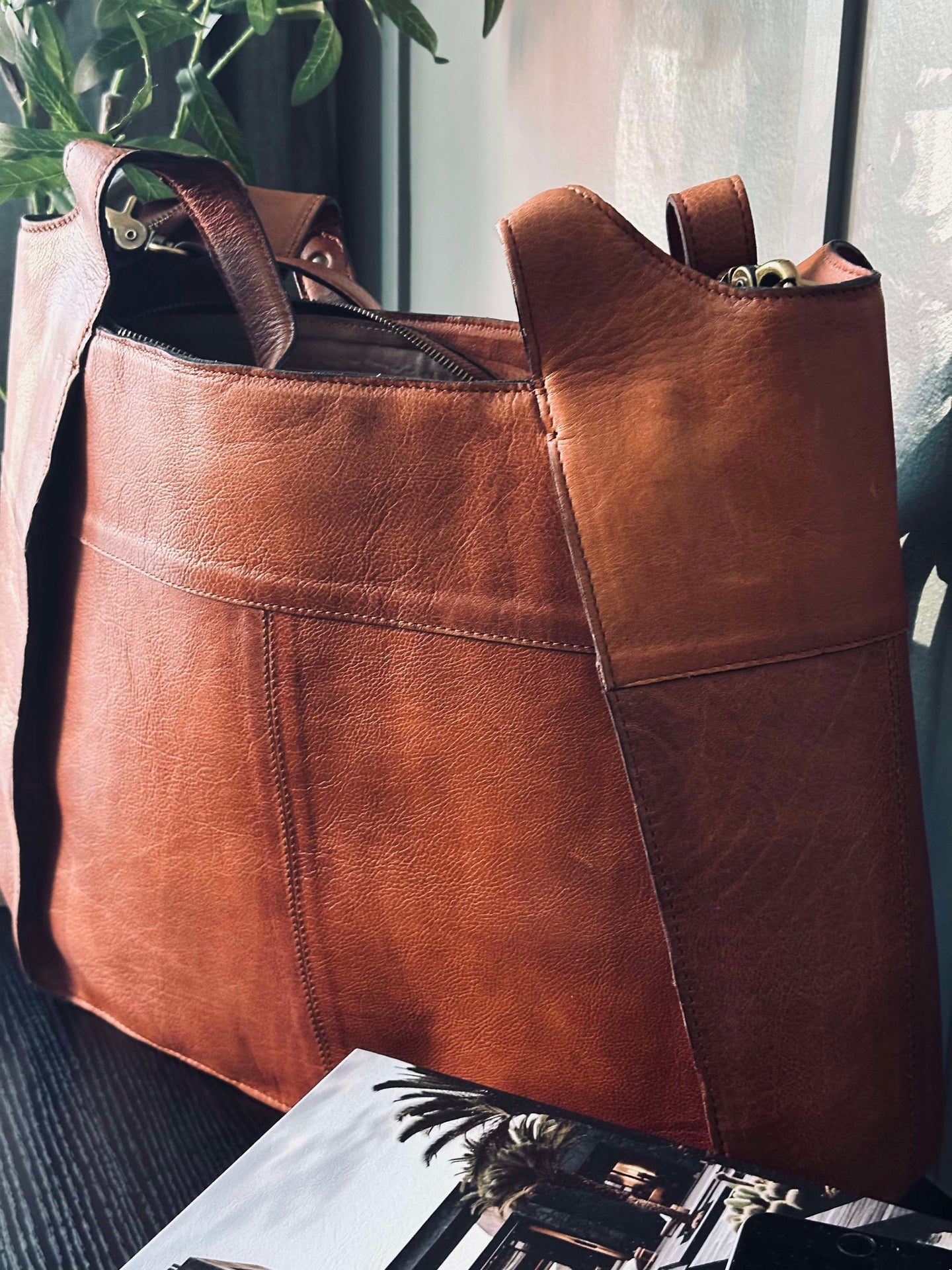 Arbeidsveske Jona - Walnut