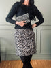 Clutch Grey leopard leather
