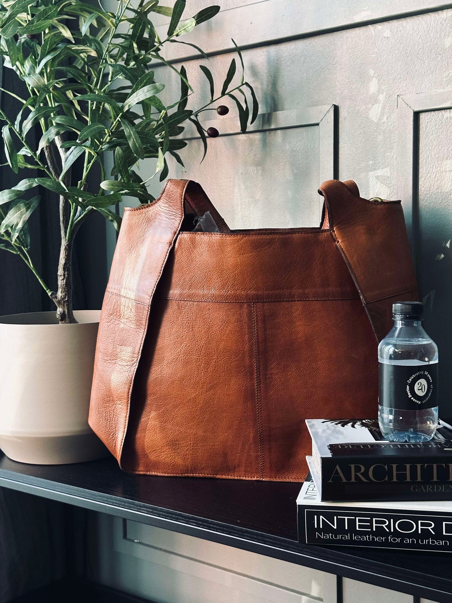 Arbeidsveske Jona - Walnut