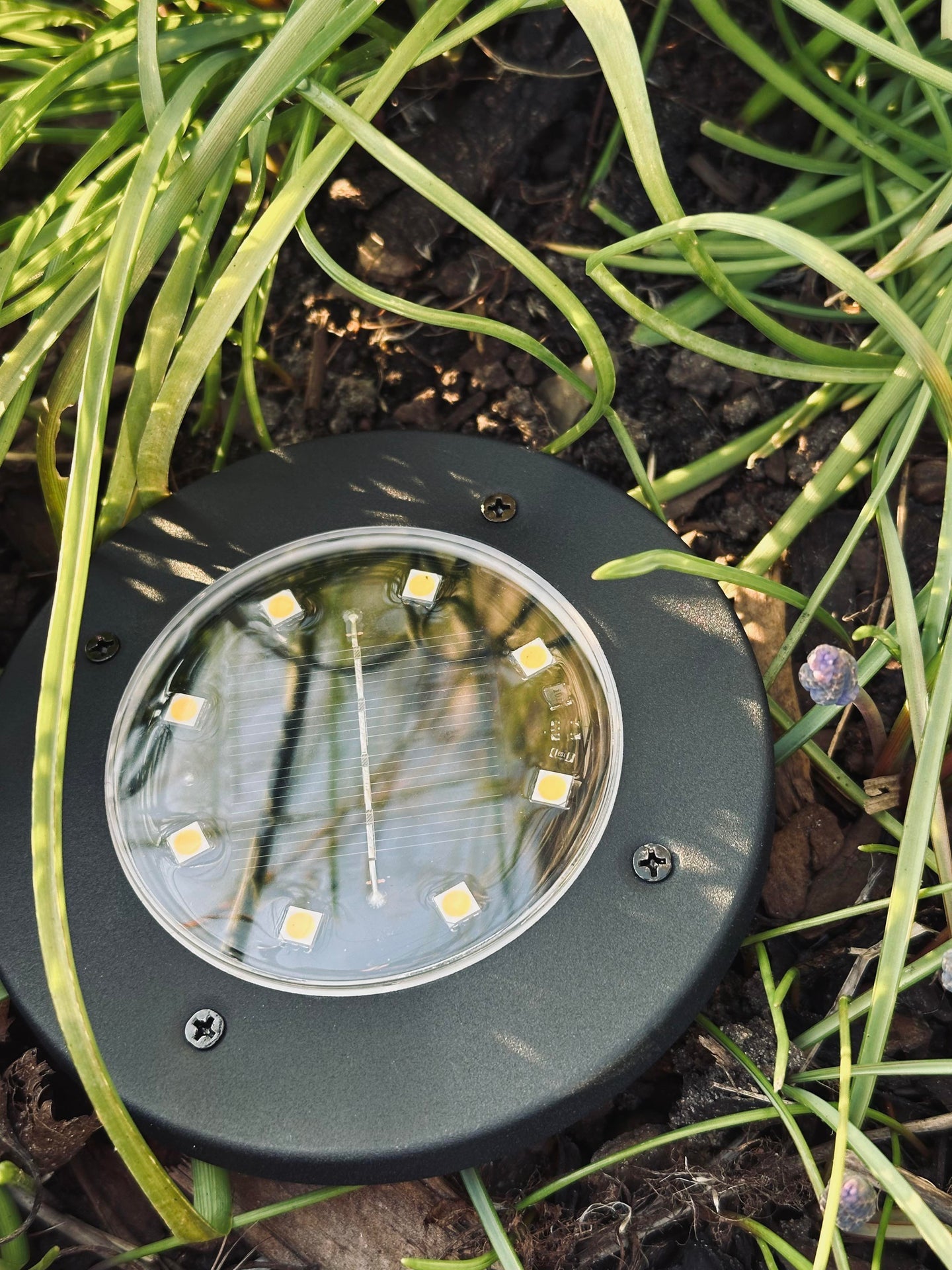 Solcelle spots BLACK – Sett med 4 stk.