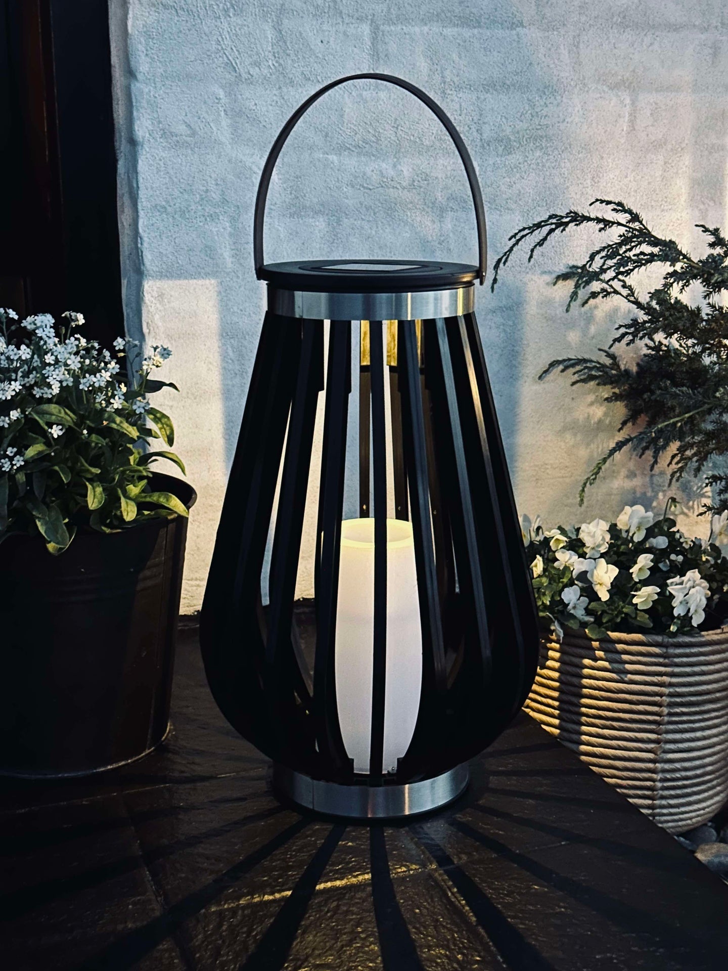 Lanterne Solar black XL