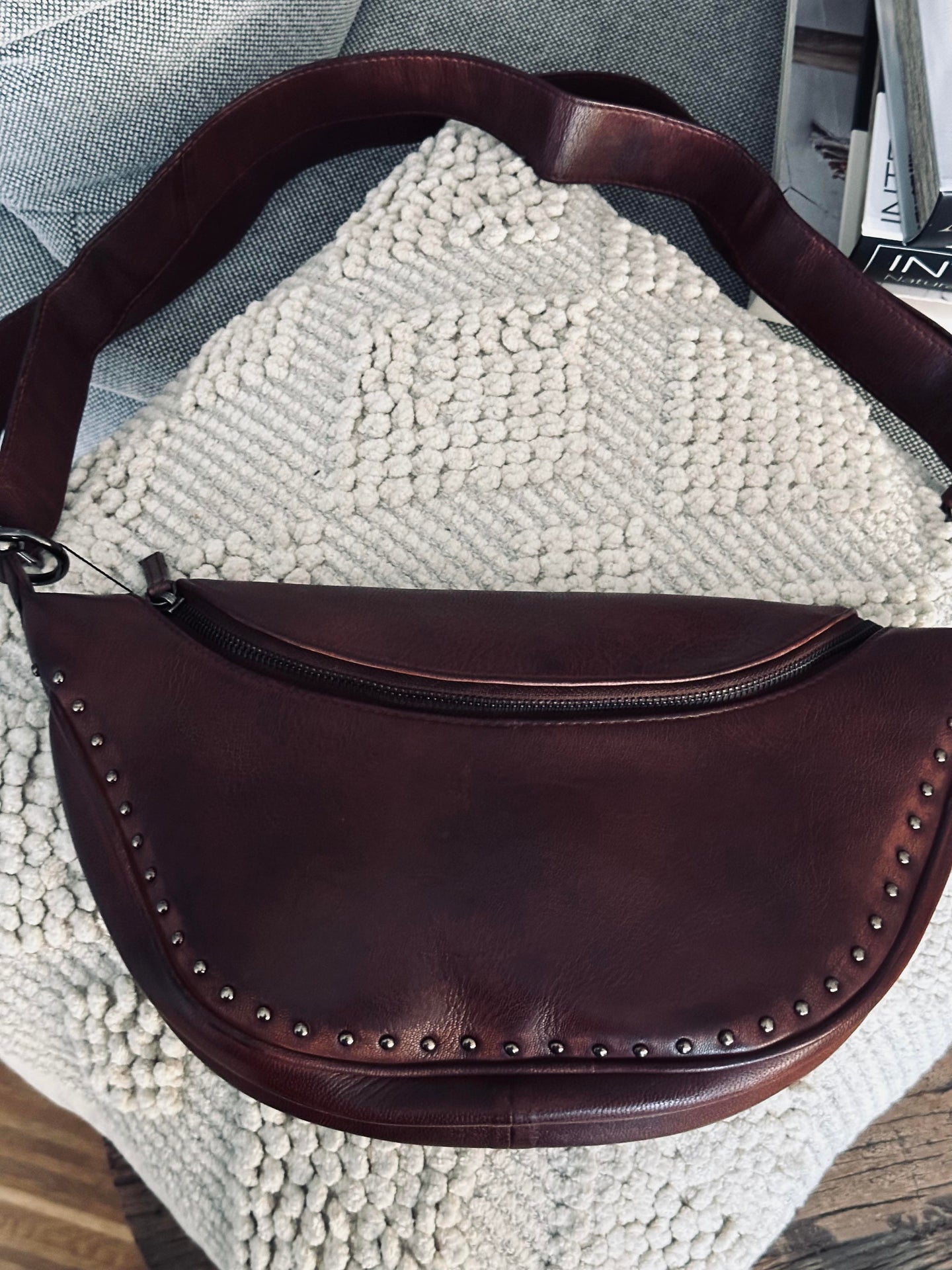 Bumbag IRIS - Dark cognac