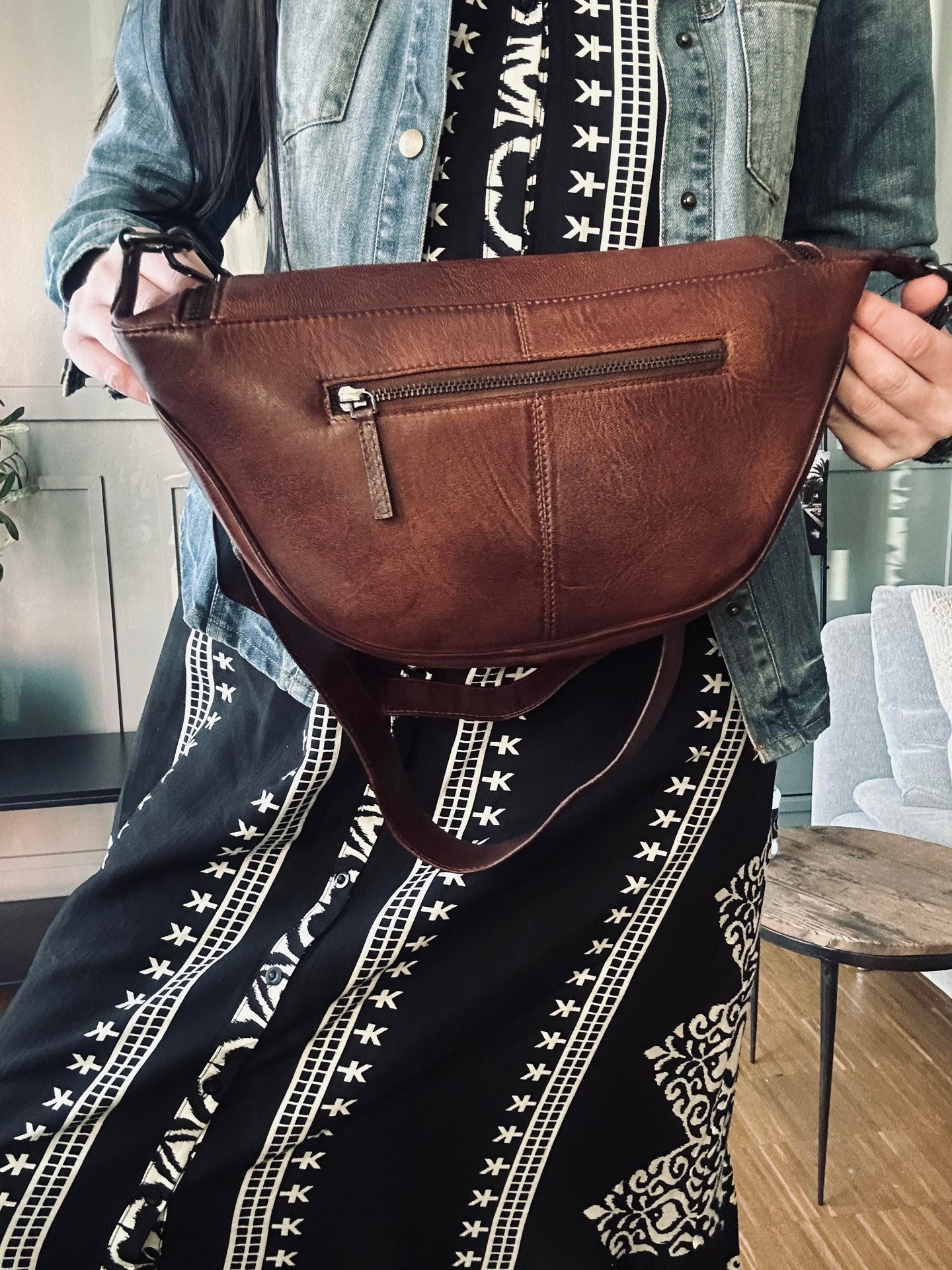 Bumbag IRIS - Dark cognac