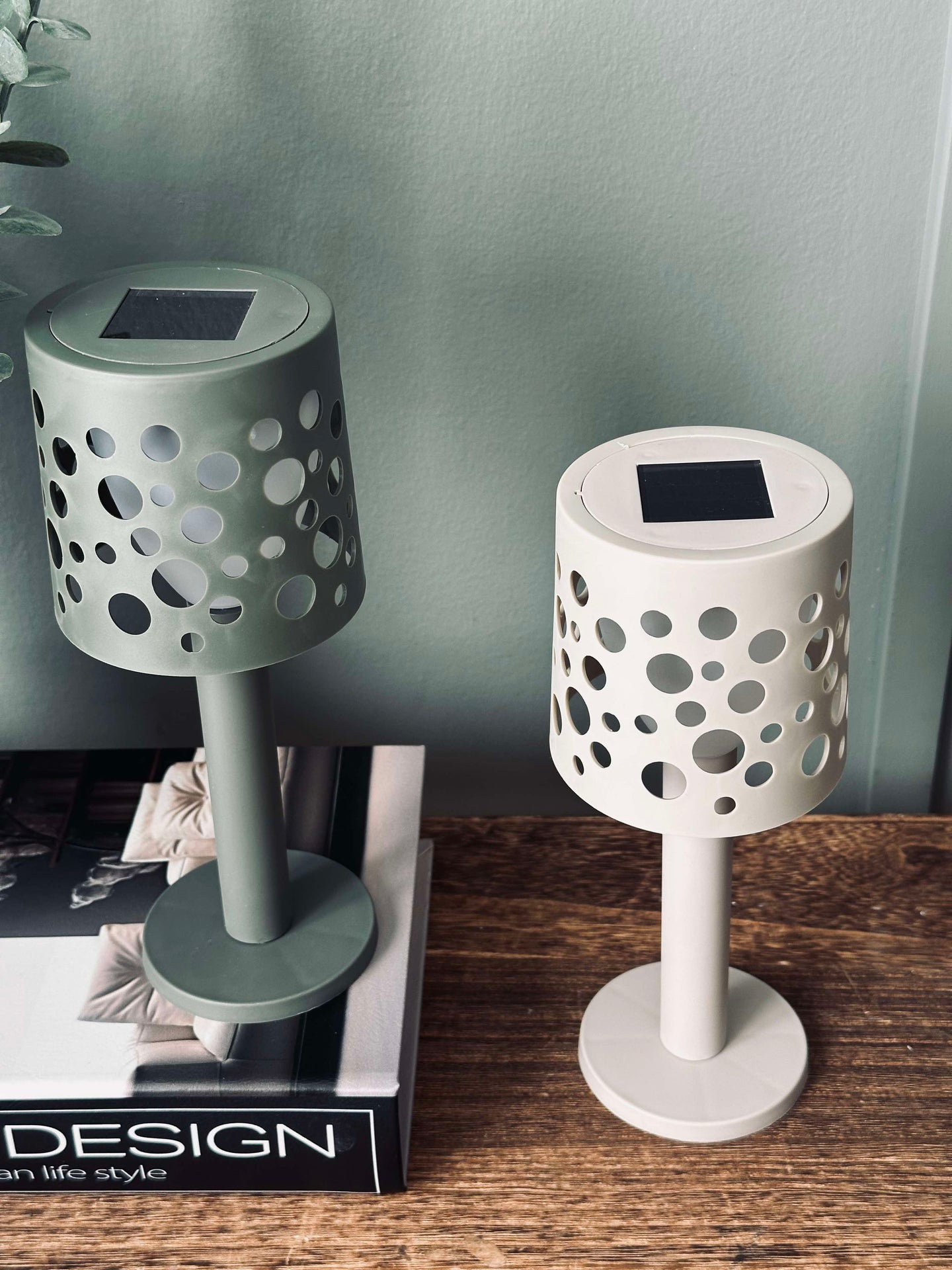 Bordlampe med solceller - Army