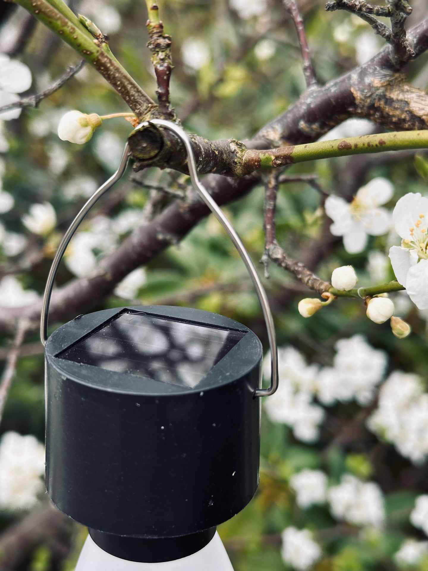 Mini lampe med solcelle