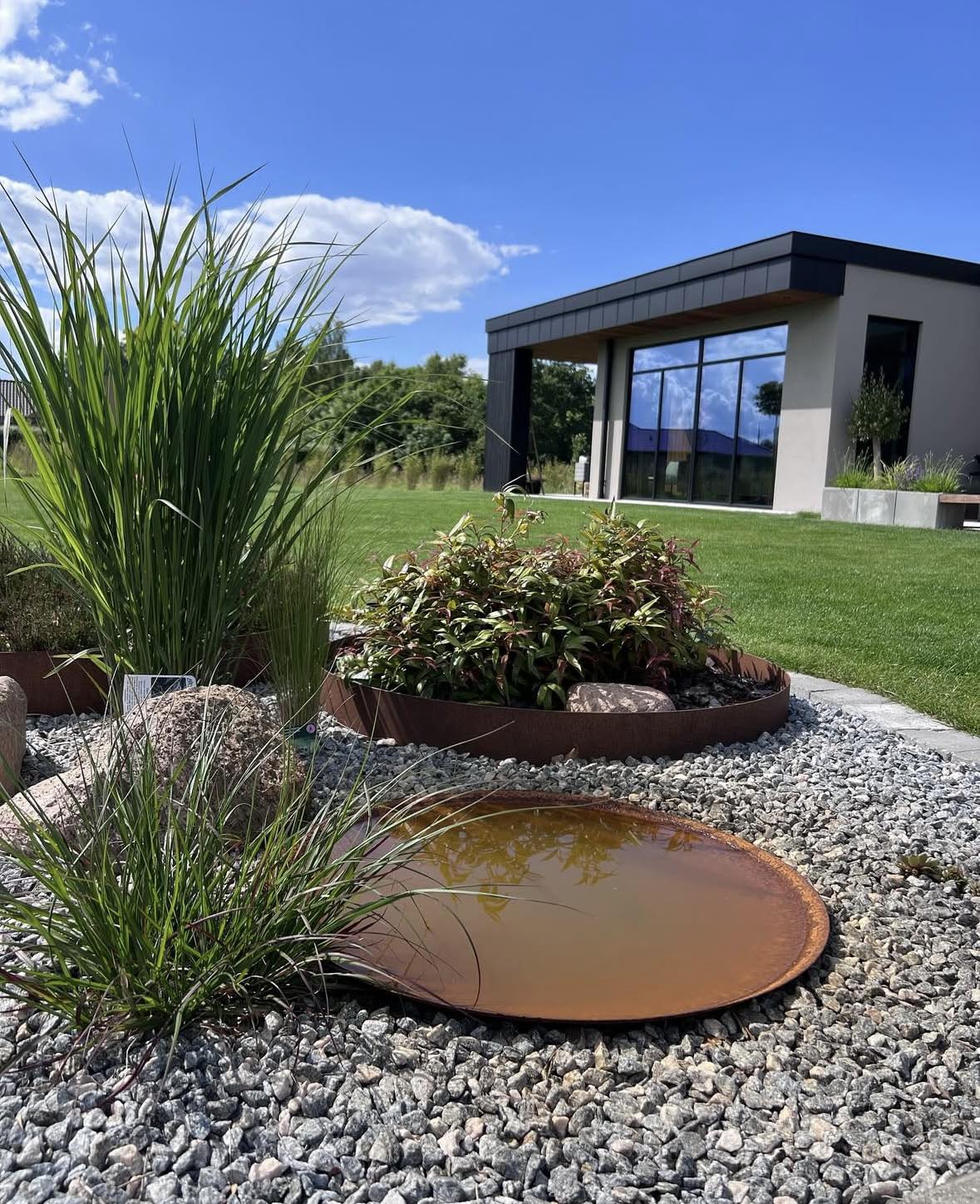 Speilbasseng - Dia 60 corten Rust