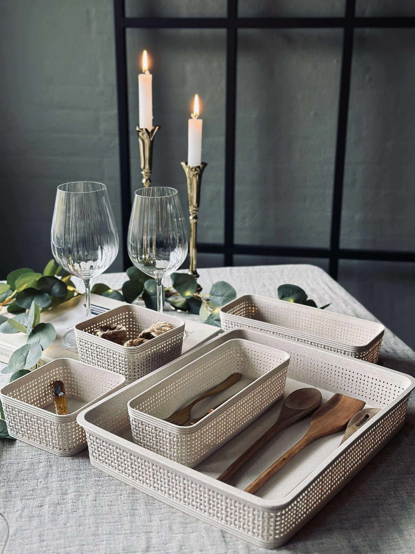 Makeup organiser Freja - Sett med 5 deler