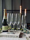 Champagneglass CRYSTAL - Sett med 4 stk.