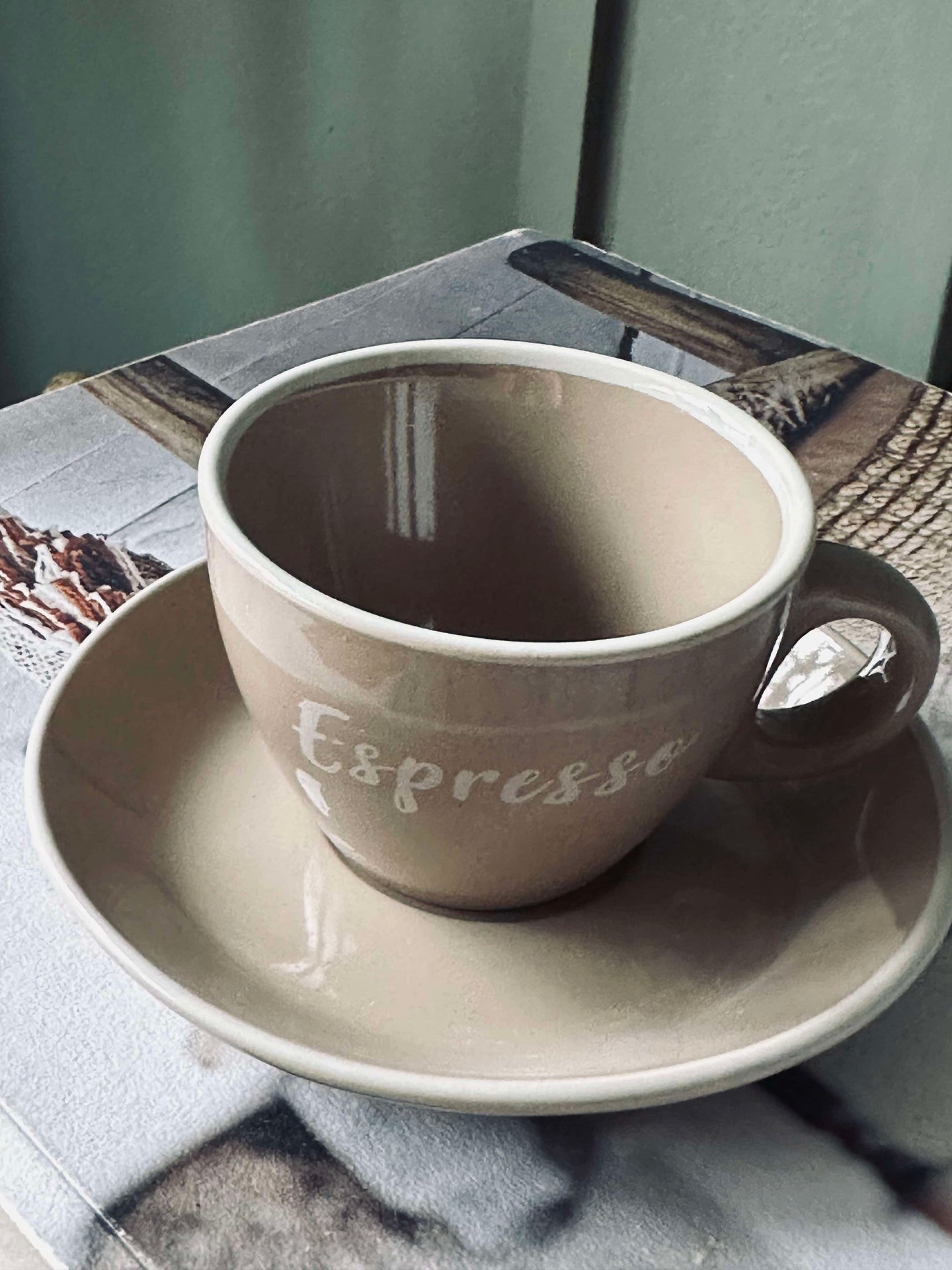 Espressokopp med skål 100 ml - 4 stk