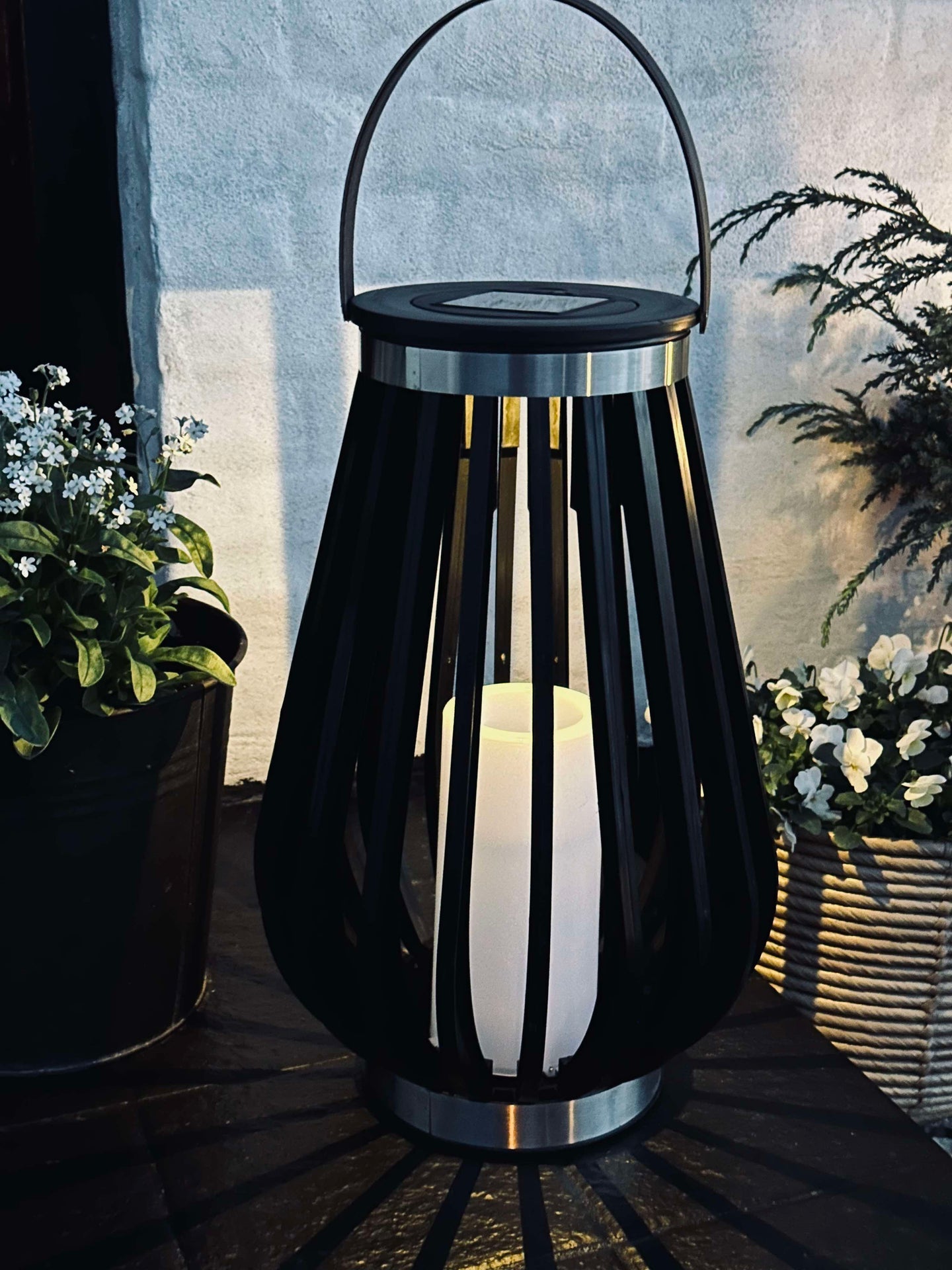 Lanterne Solar black XL