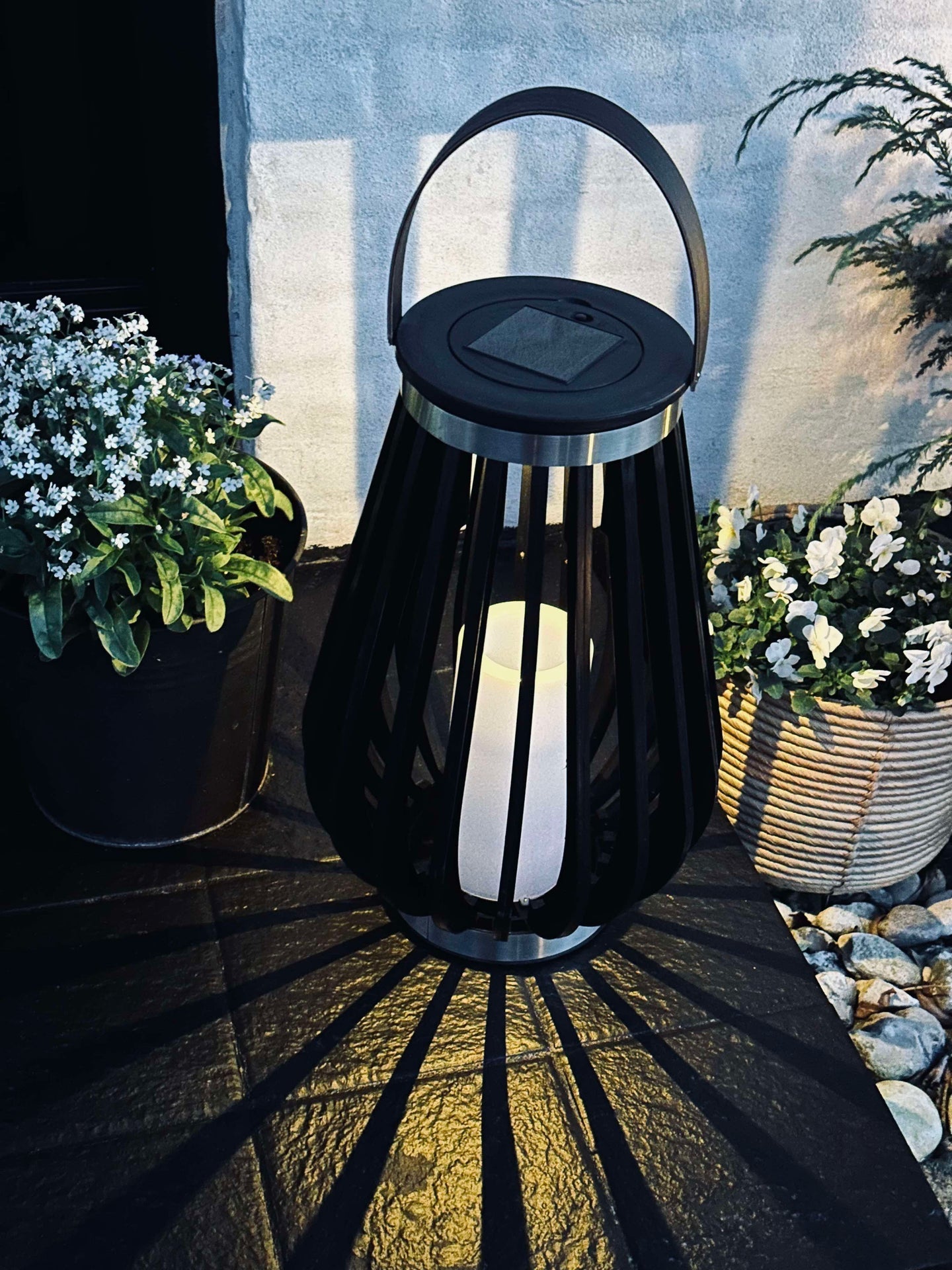 Lanterne Solar black XL