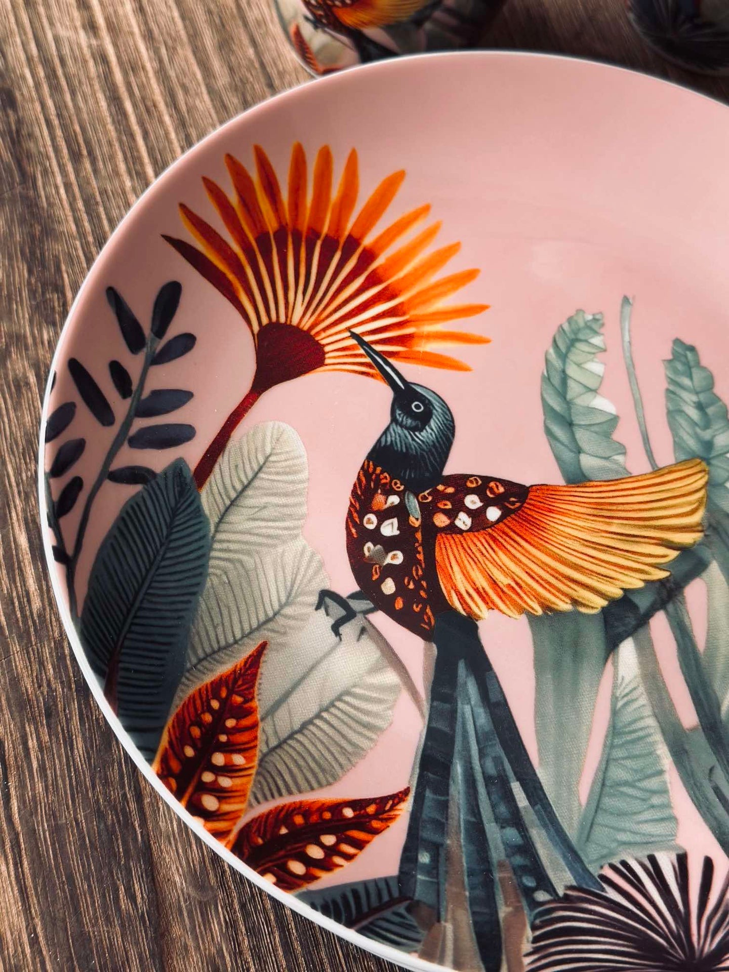 Tallerken 20 cm - Boho-miks