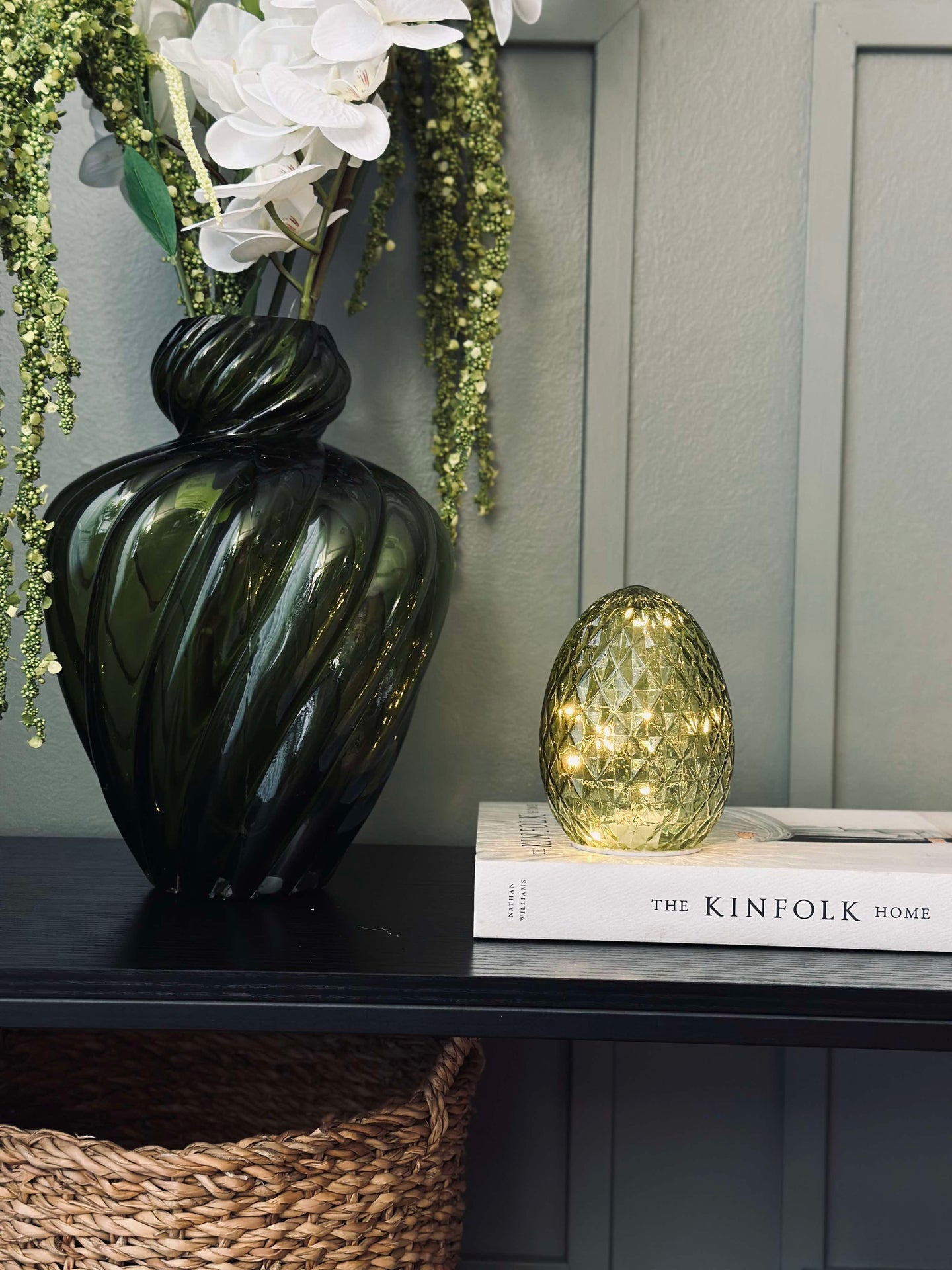 Lampe kule - Green diamond