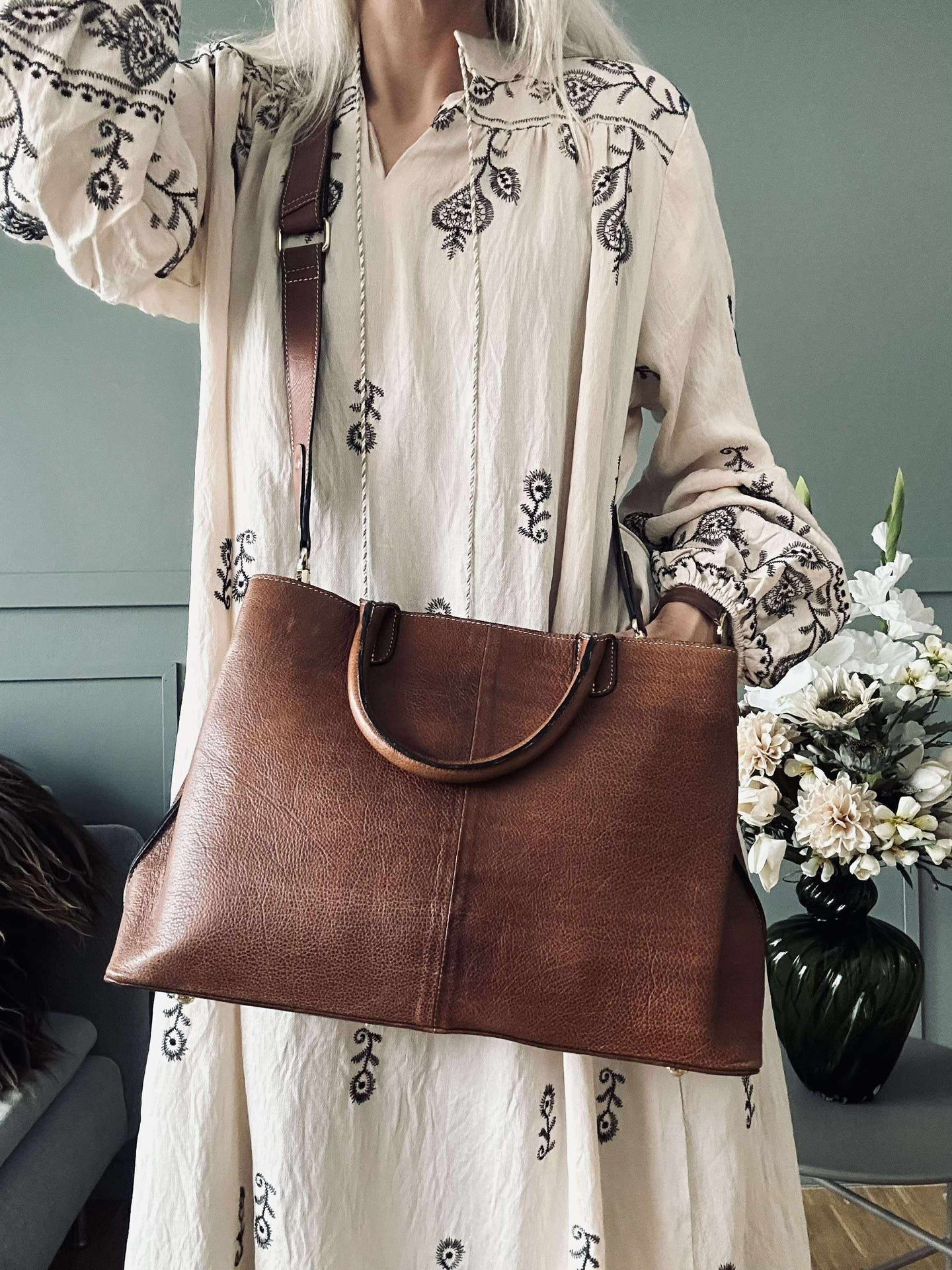 Arbeidsveske Walnut