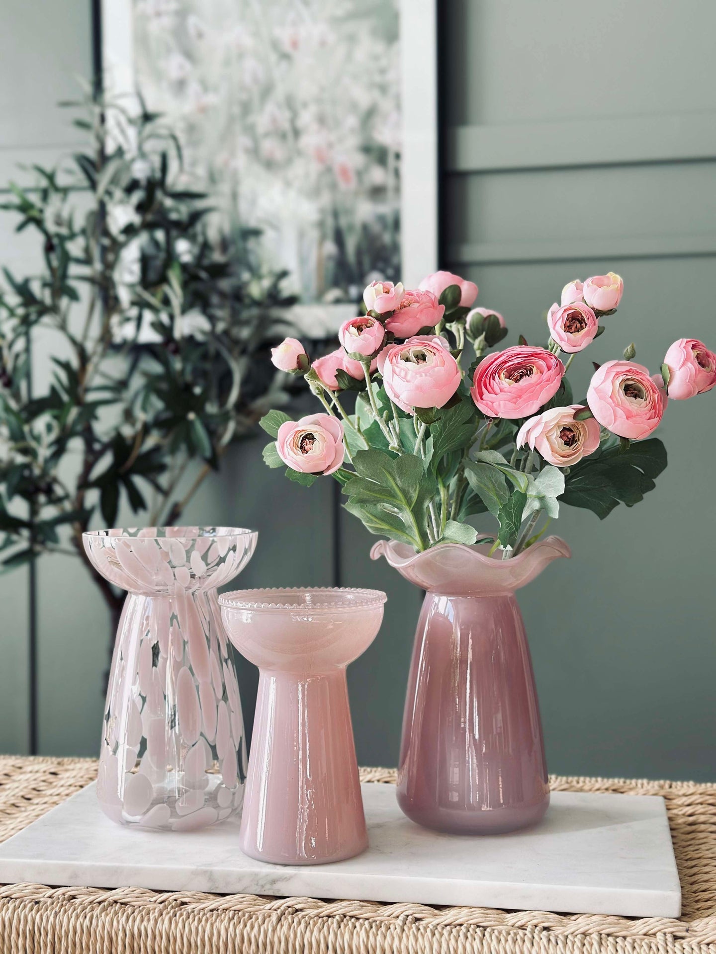 Hyasintvase Lara - Rosa
