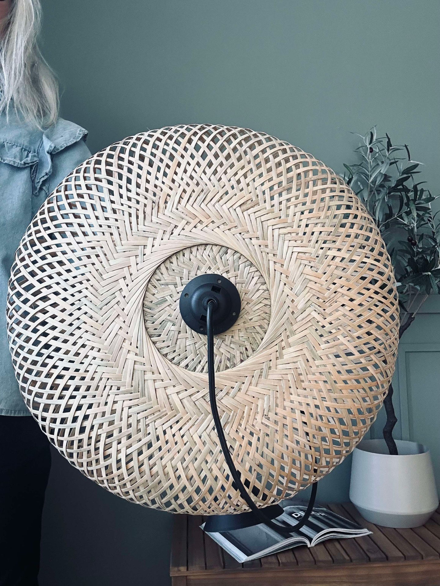 Lampe bambus - Dia 45
