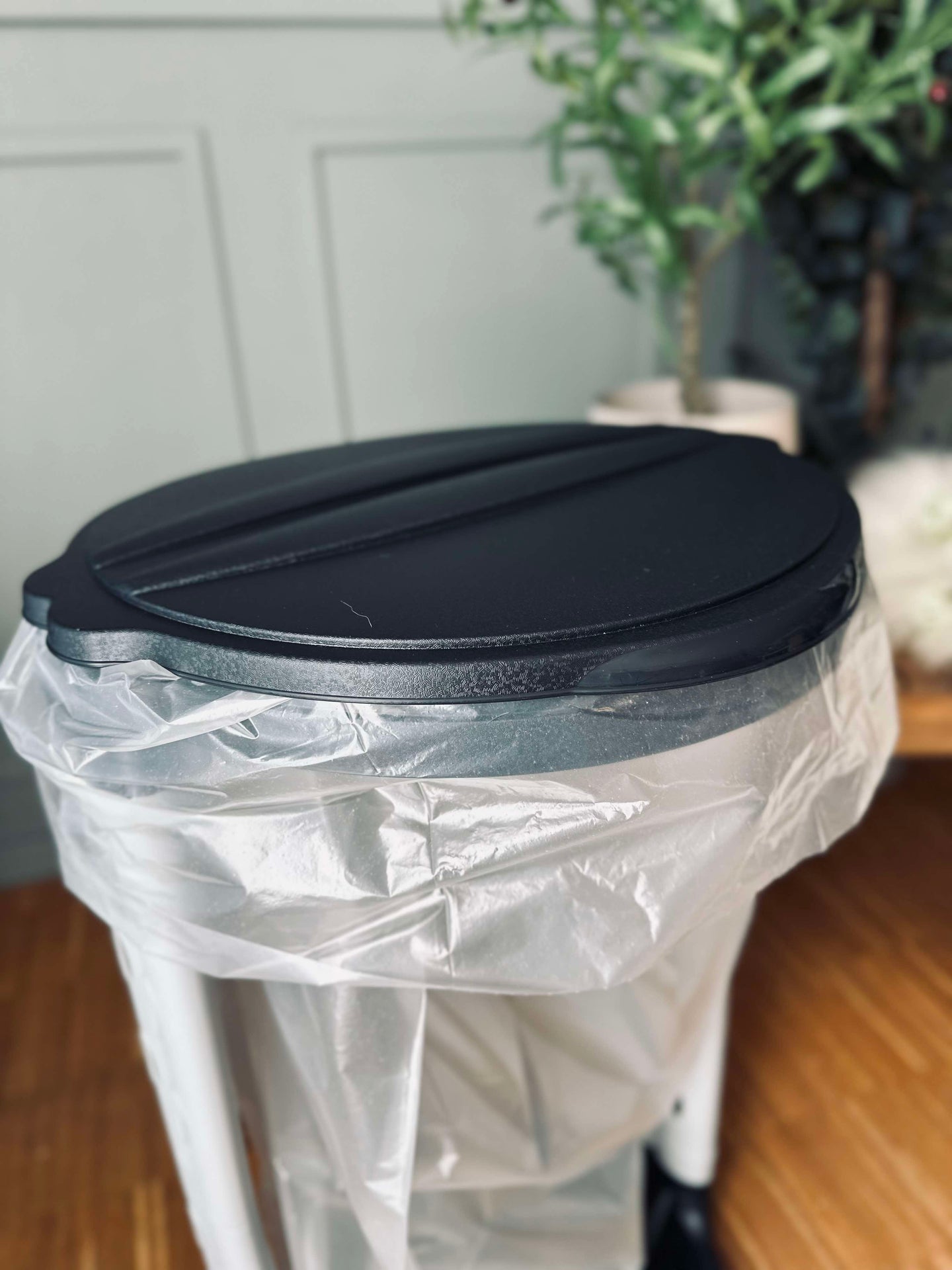 Stativ for søppelposer