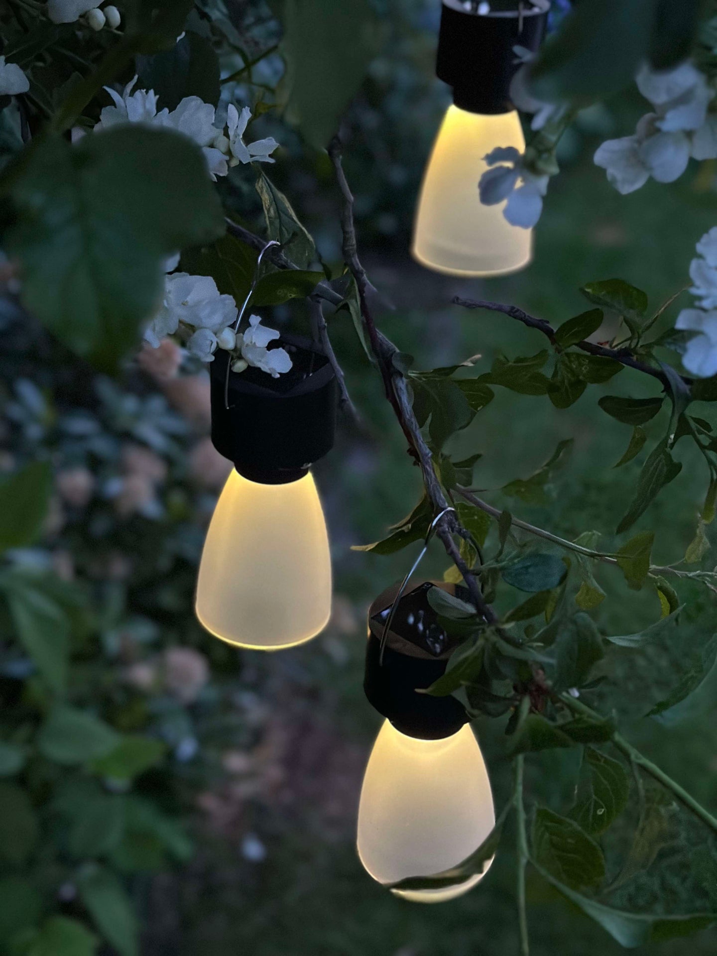 Mini lampe med solcelle