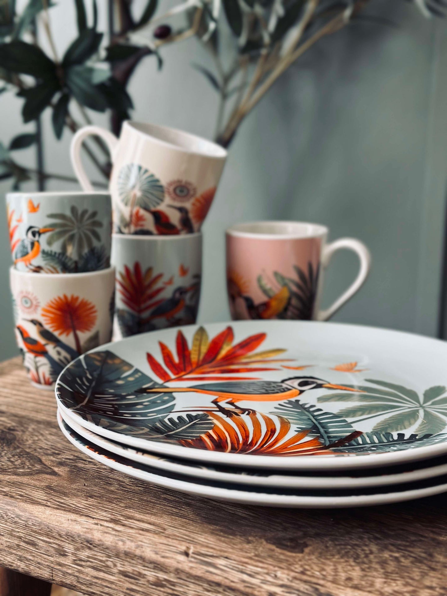 Tallerken 26cm - Boho mix
