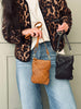 Crossover mobilveske - Miriam Cognac