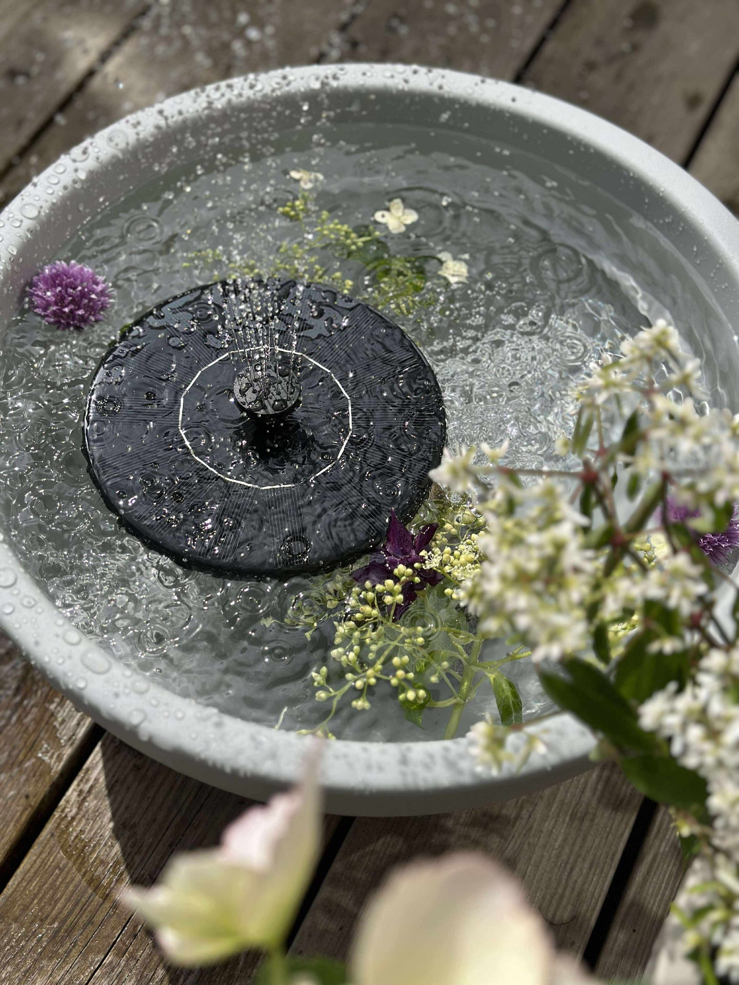 Speilbasseng i resirkulert plast - Stone grey