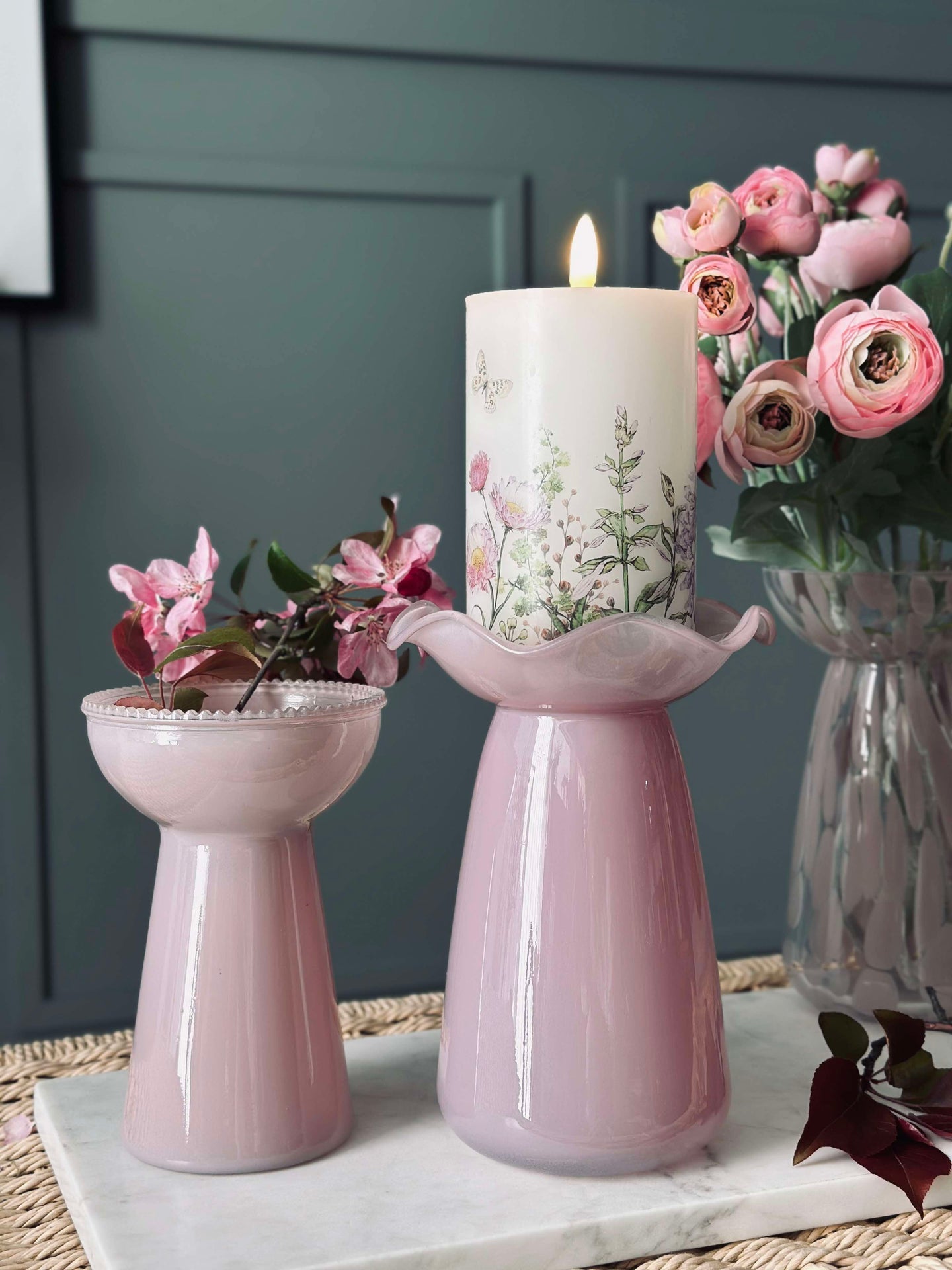 Hyasintvase Lara - Rosa