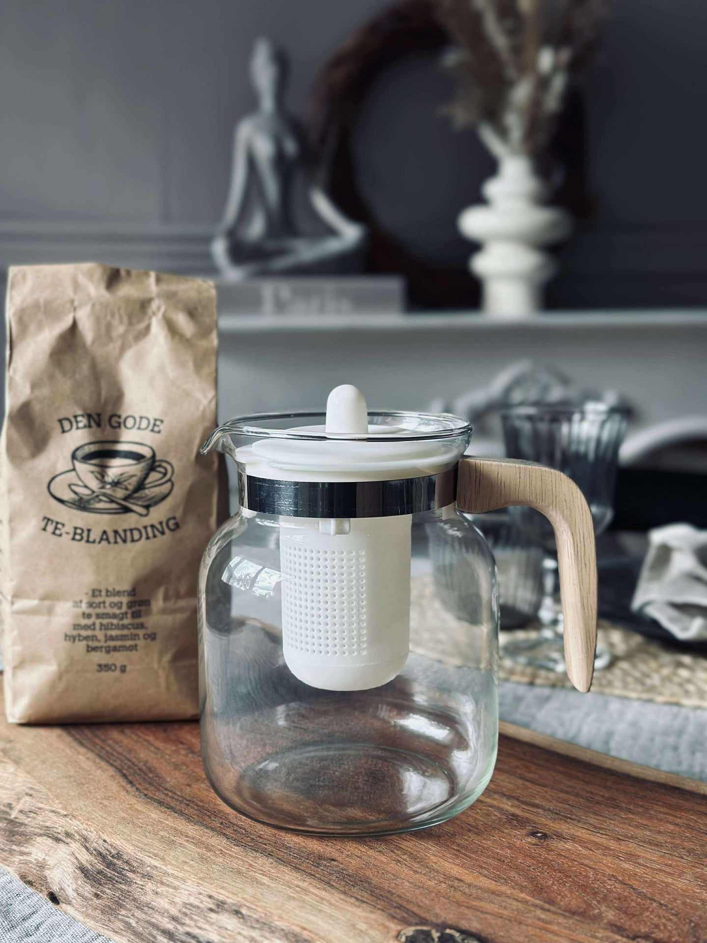 Tekanne i glass - 1500 ml.