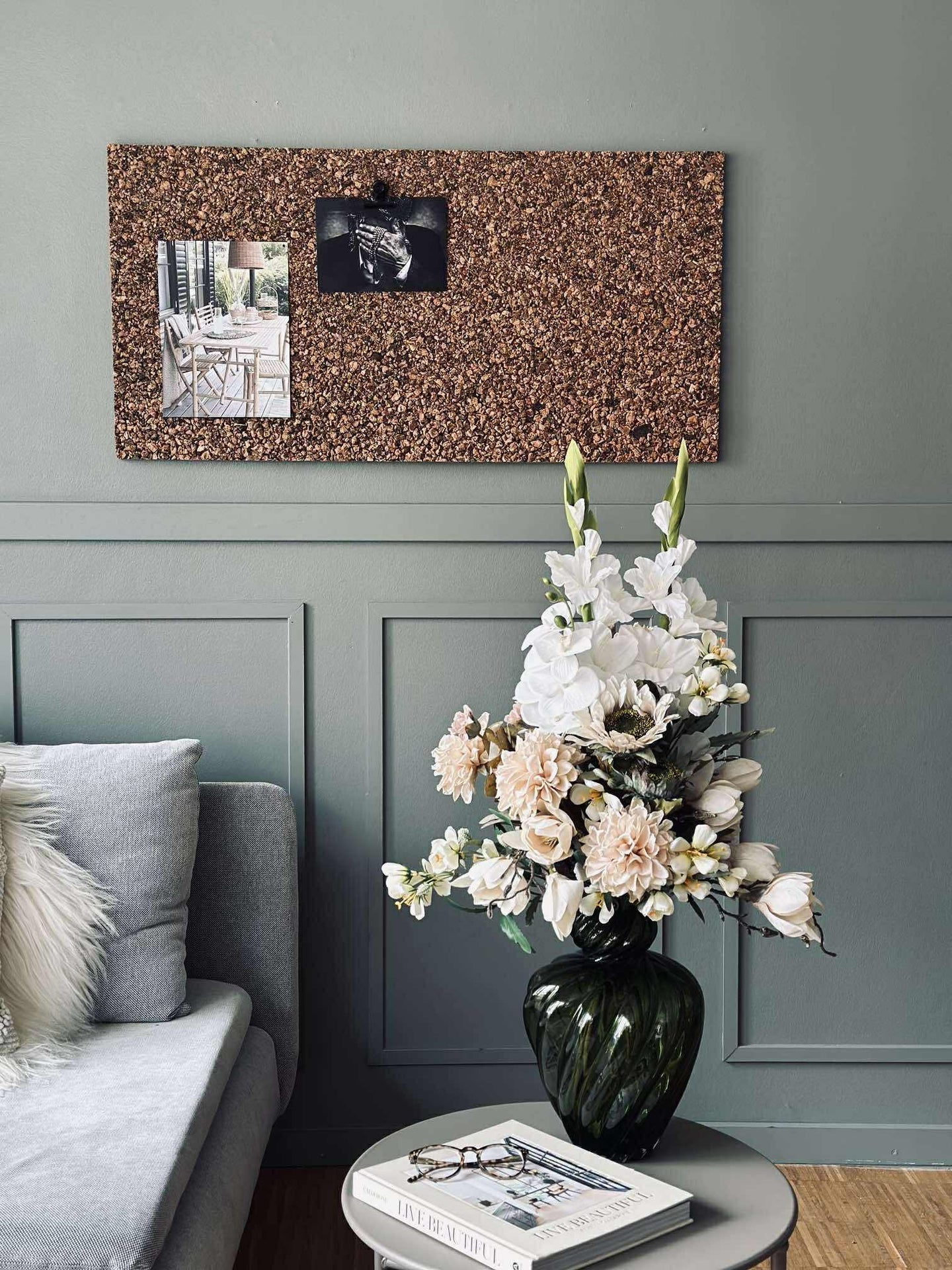 Vase ART grønn munnblåst