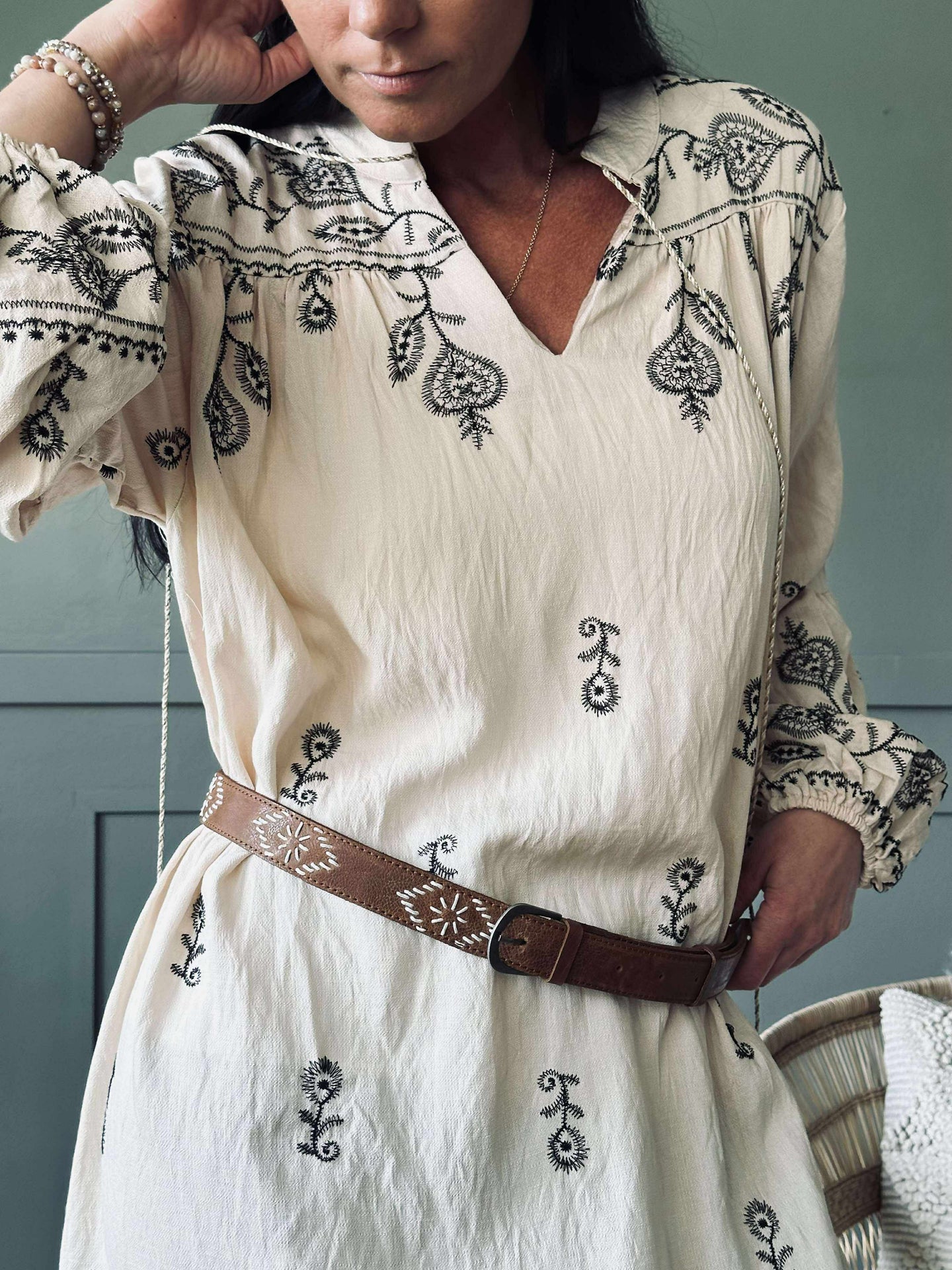 Kjole Embroidery boheme