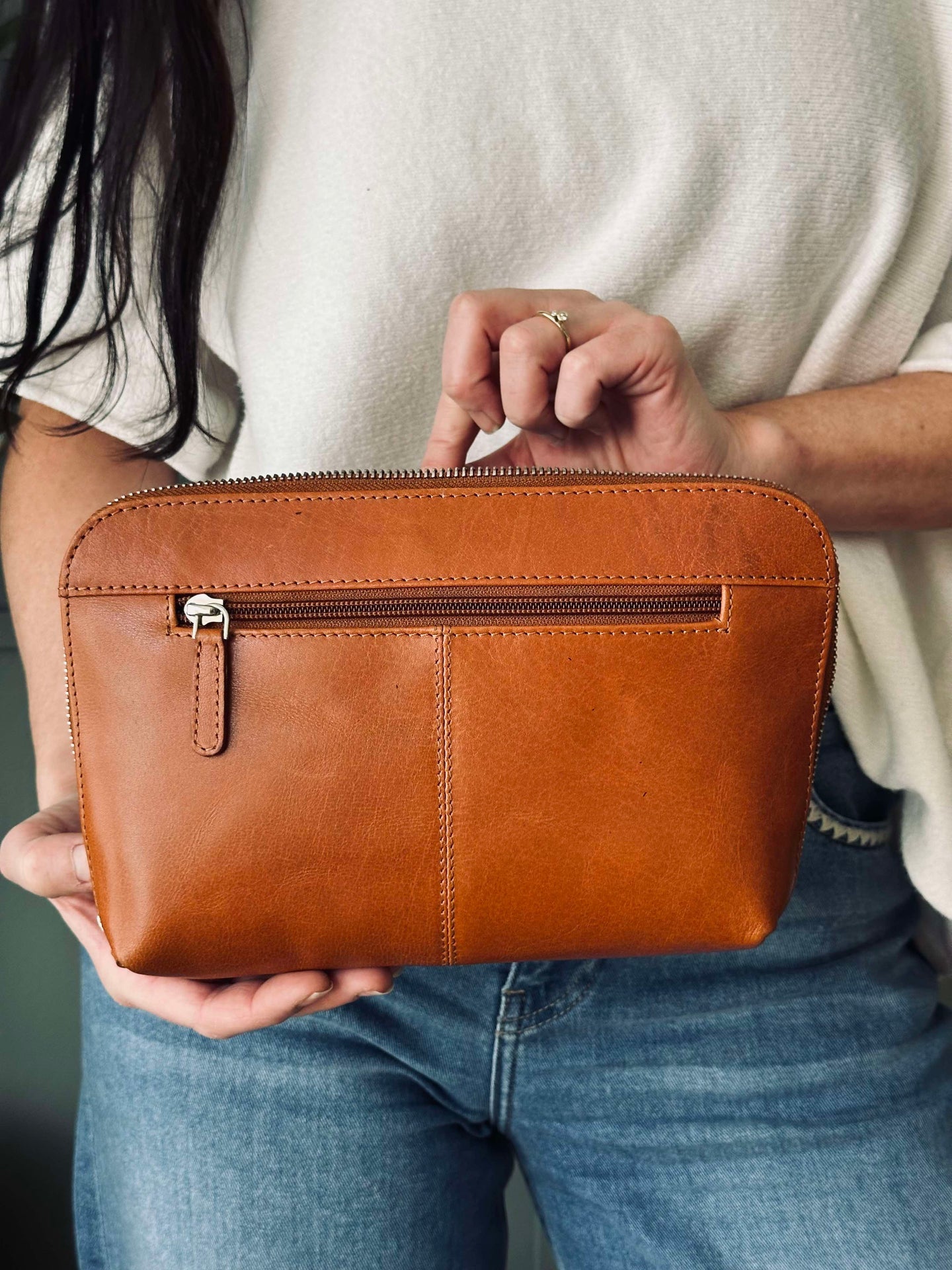 Clutch Minna Cognac