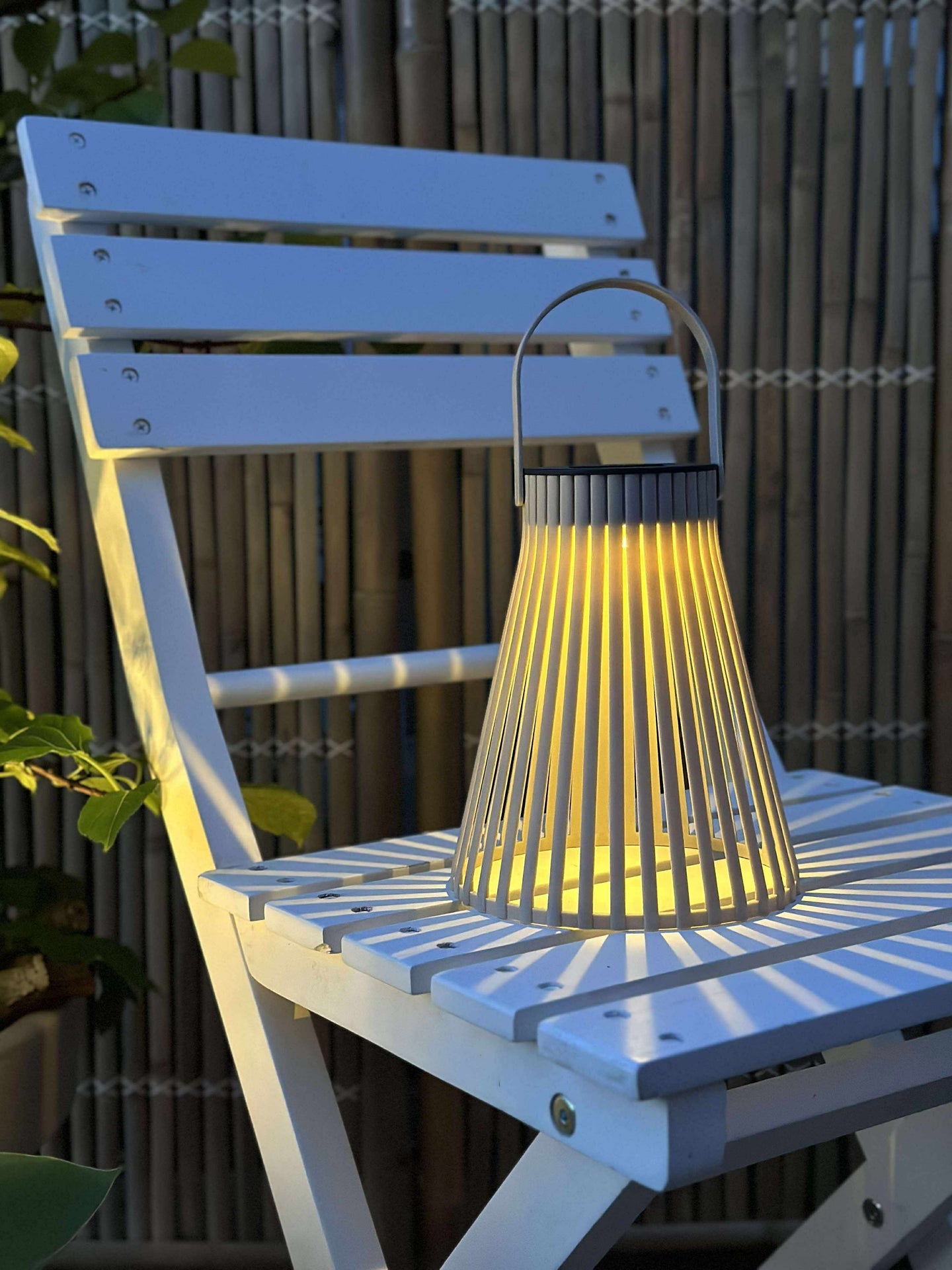 Lanterne med solceller 18cm - Flere fargevalg
