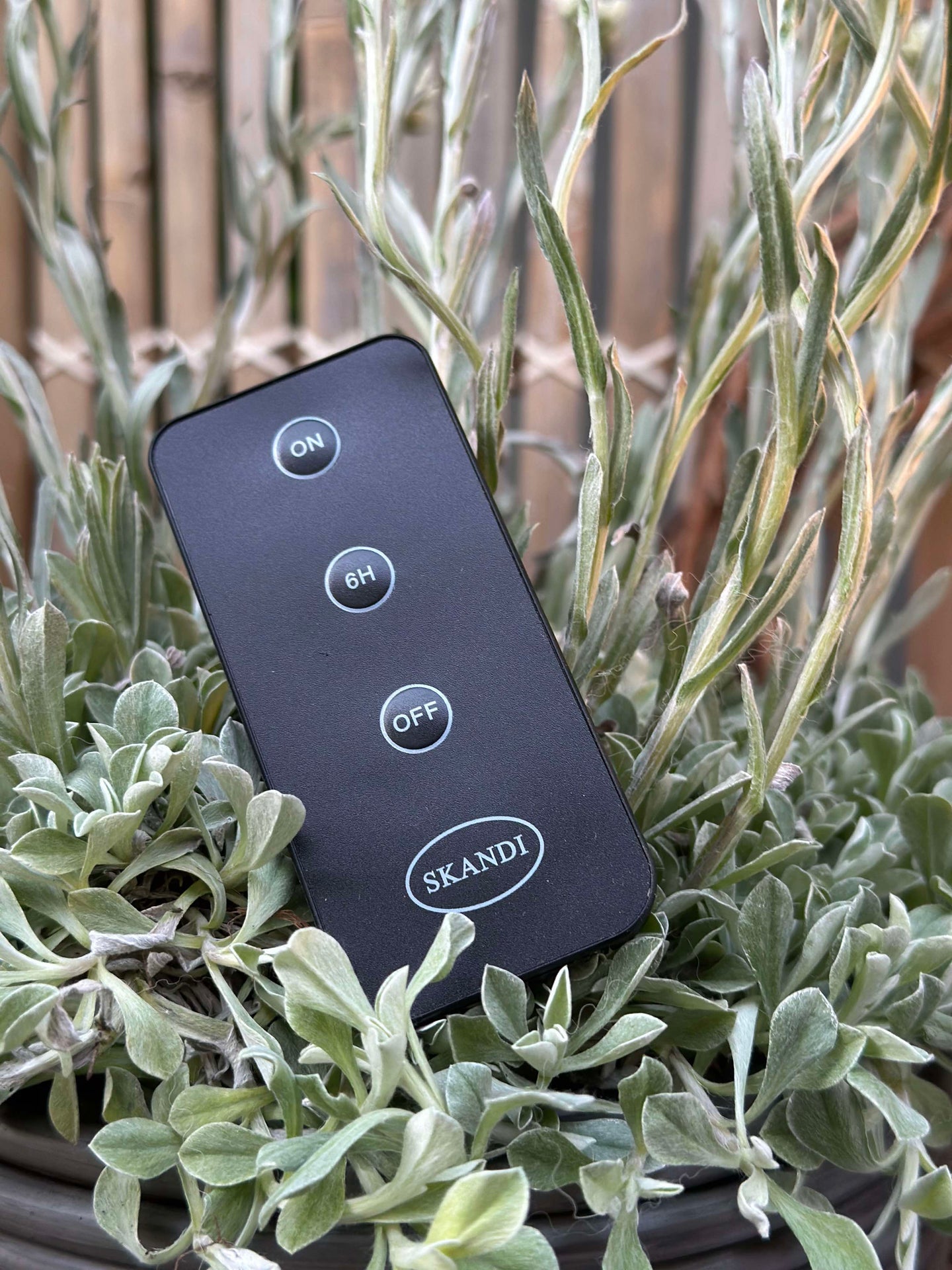 Utendørs XL LED Blokklys H 25cm - Sett med 2 stk inkl. fjernkontroll