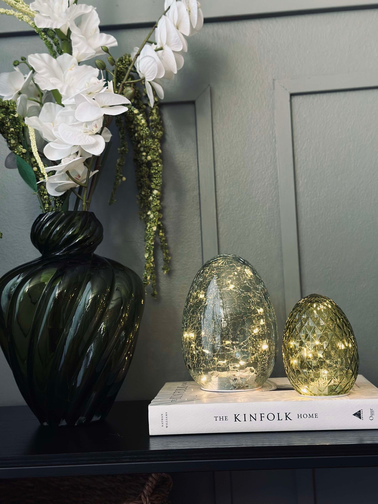 Lampe kule - Green diamond