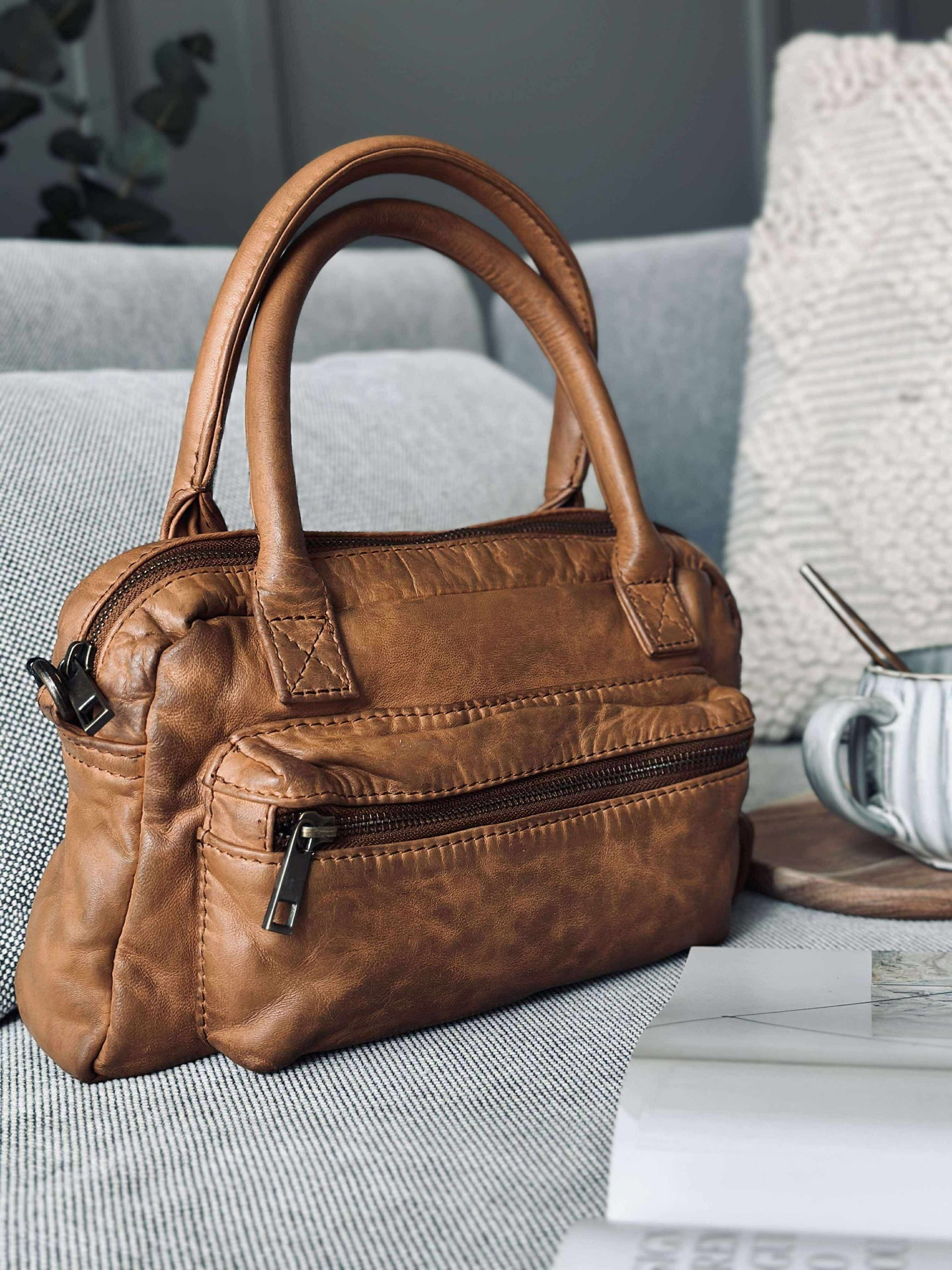 Crossbody BINE - Cognac