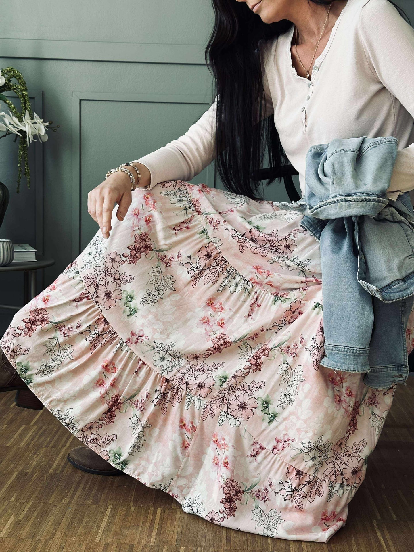 Skjørt Celeste Rosa