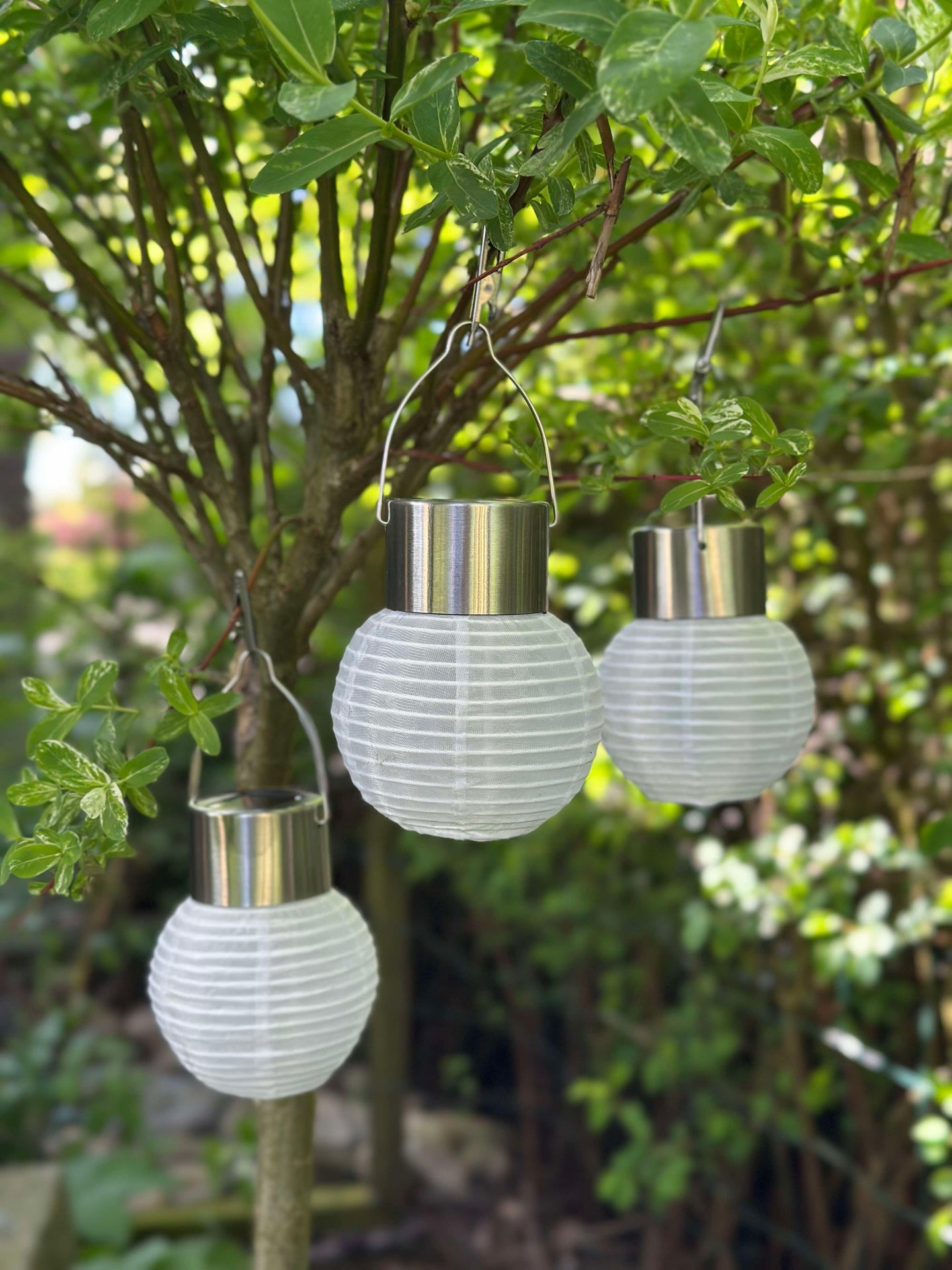 Mini lamper med solcelle - 3 stk.