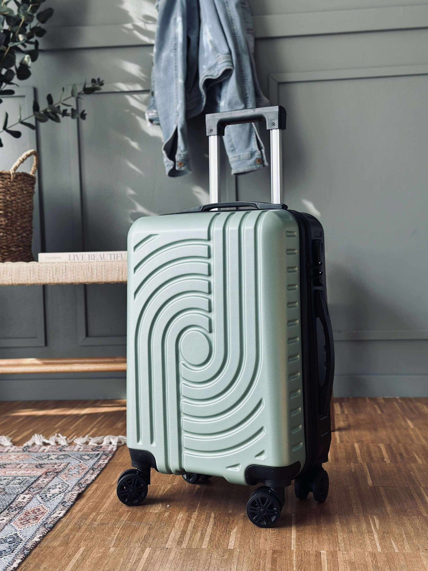 Koffert Trolley - Green