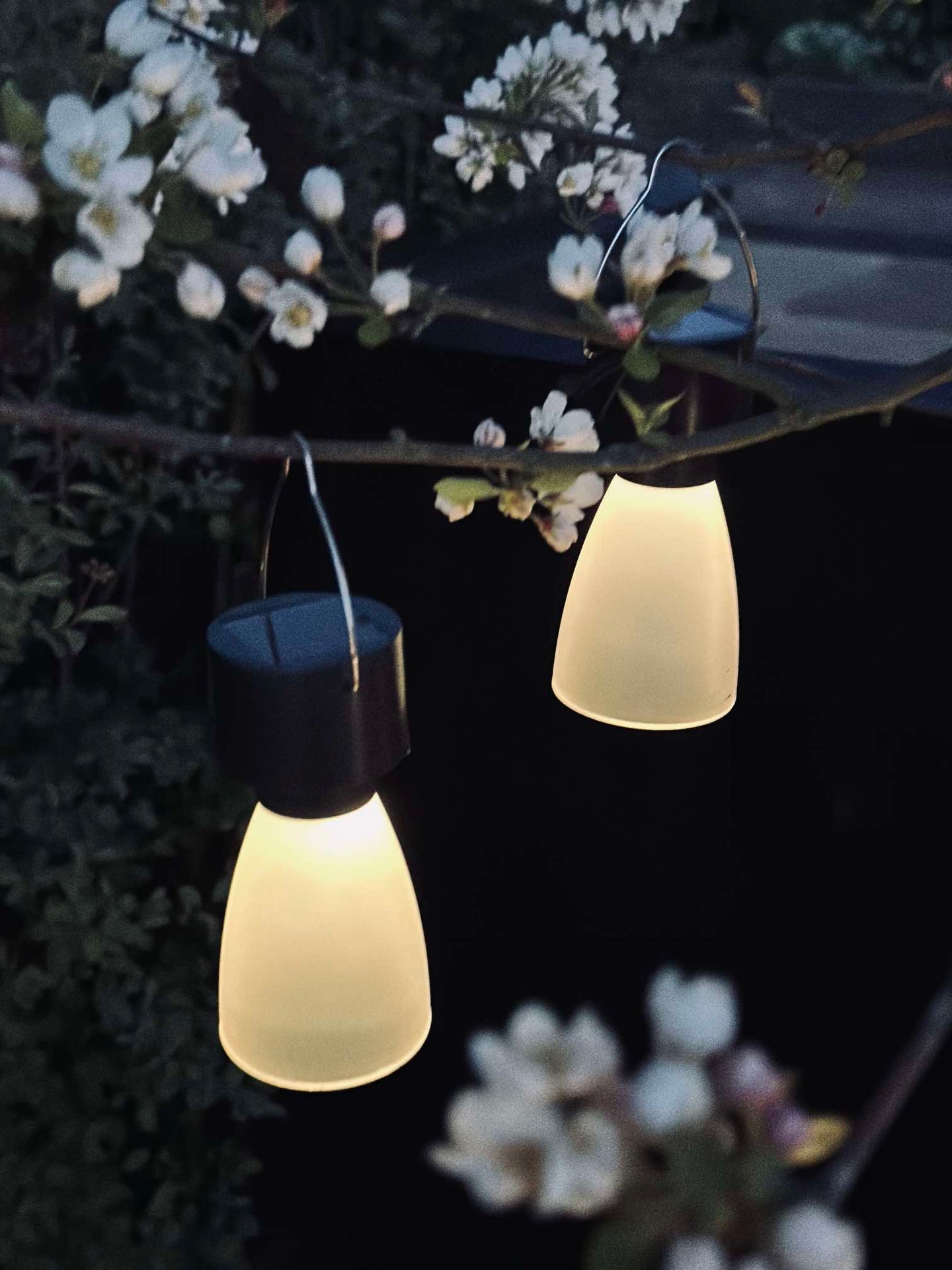 Mini lampe med solcelle