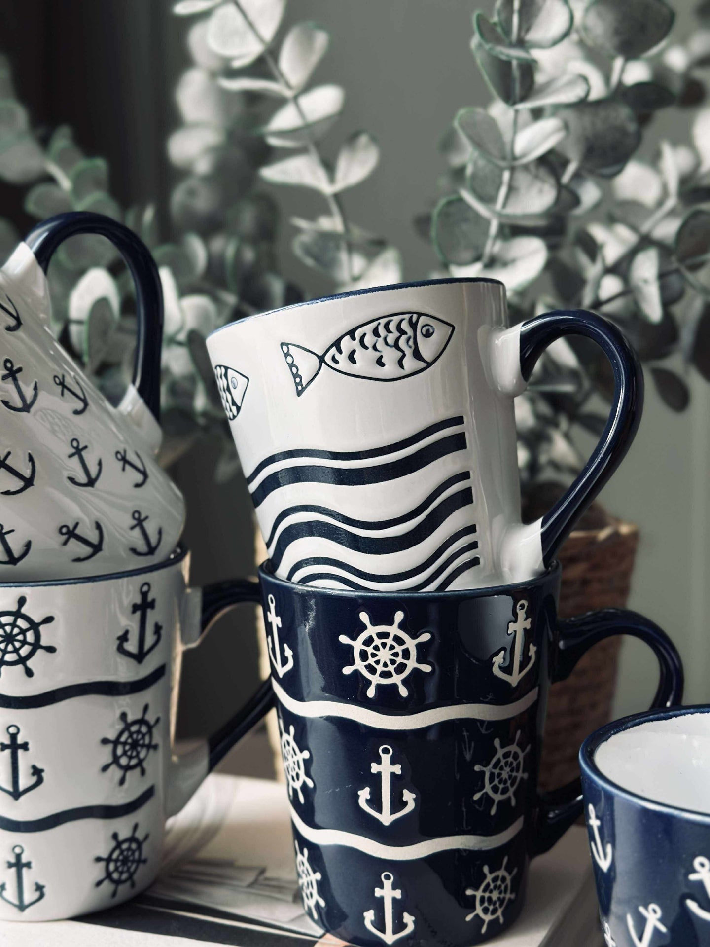 Krus i steintøy – Maritime MIX